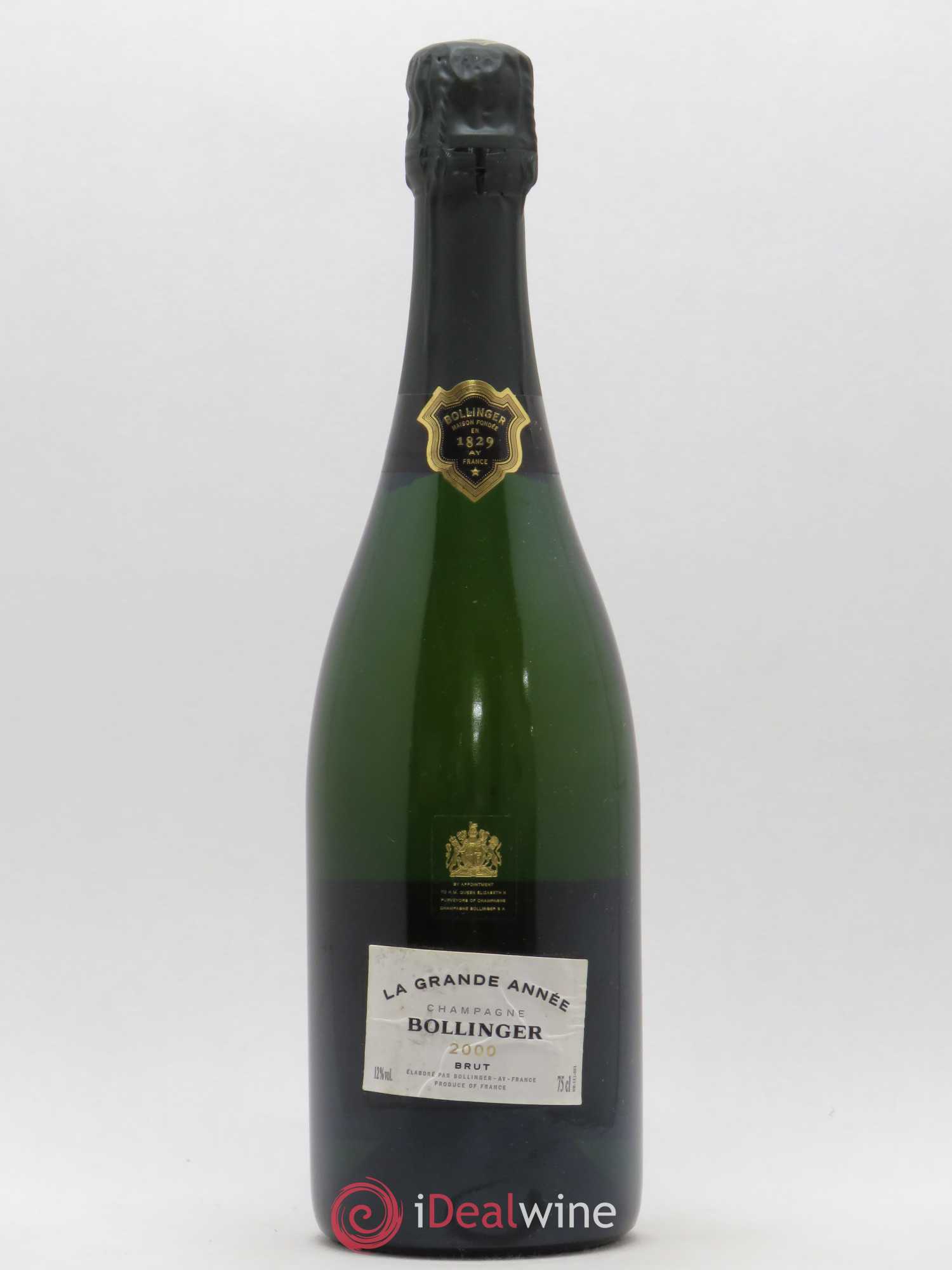 La Grande Année Brut Bollinger 2000 - Lot de 1 bouteille - 0