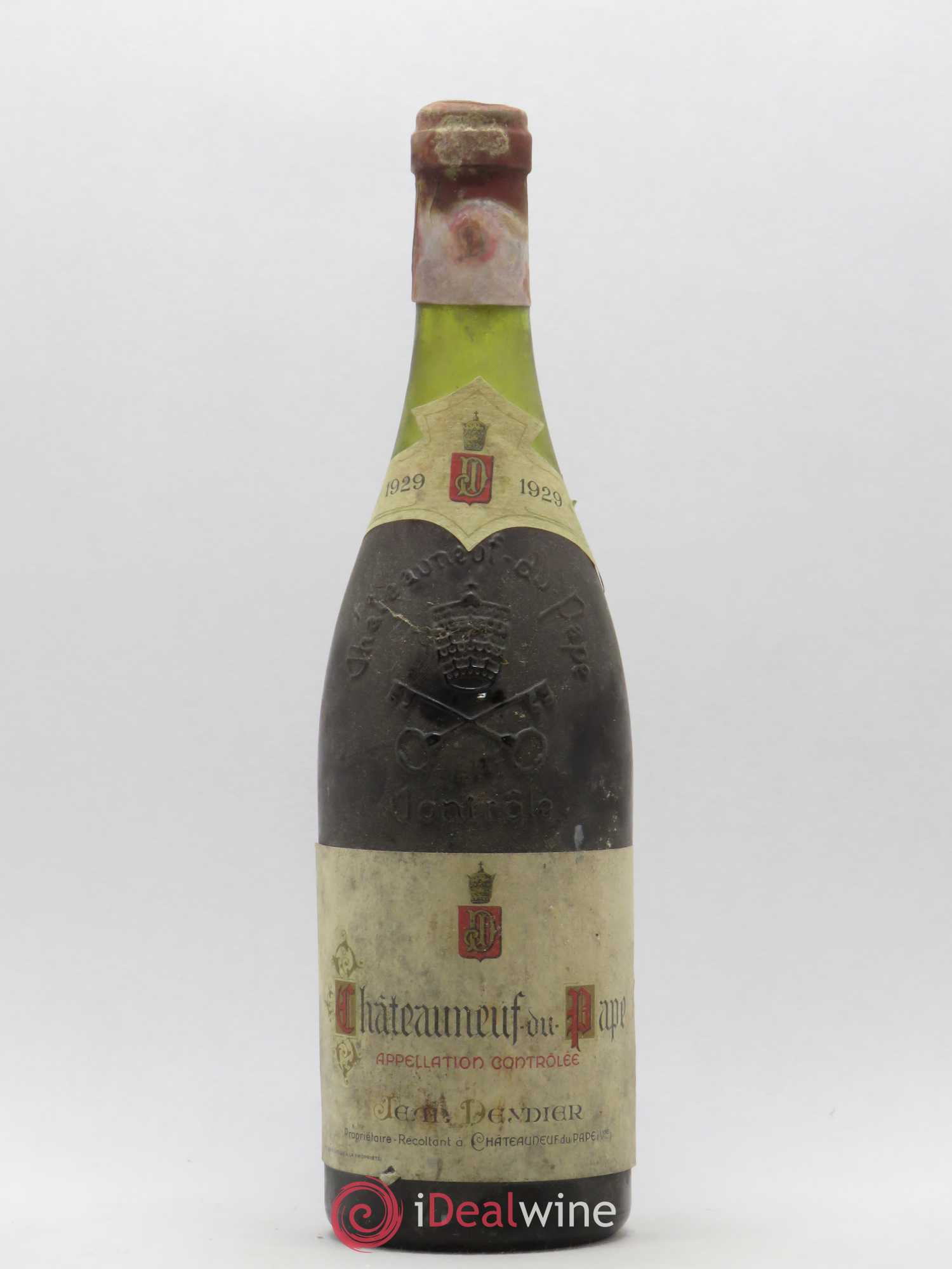 Châteauneuf-du-Pape Jean Deydier 1929 - Lot de 1 bouteille - 0