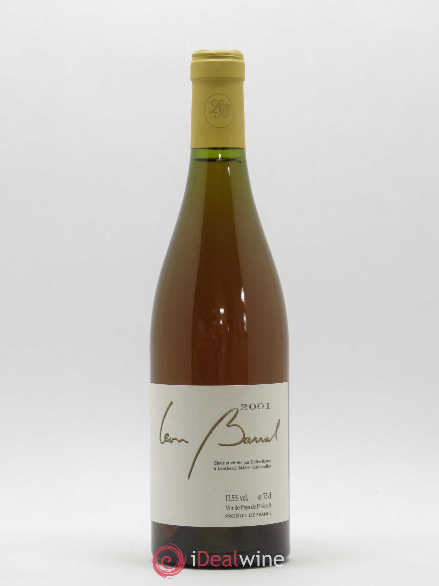Pays d'Hérault Domaine Leon Barral 2001 - Posten von 1 Flasche - 0
