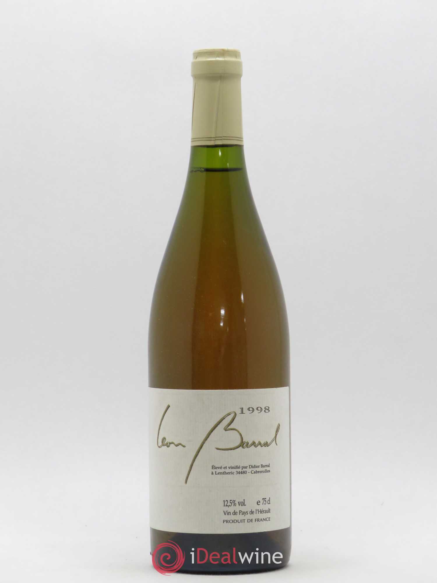 Pays d'Hérault Domaine Leon Barral 1998 - Posten von 1 Flasche - 0