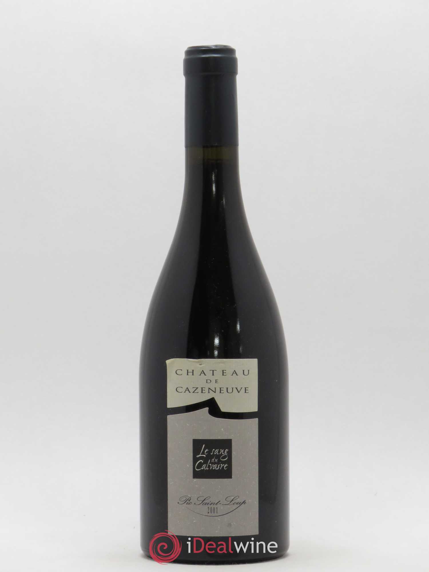 Coteaux du Languedoc Pic Saint Loup Le Sang du Calvaire Château de Cazeneuve 2001 - Posten von 1 Flasche - 0