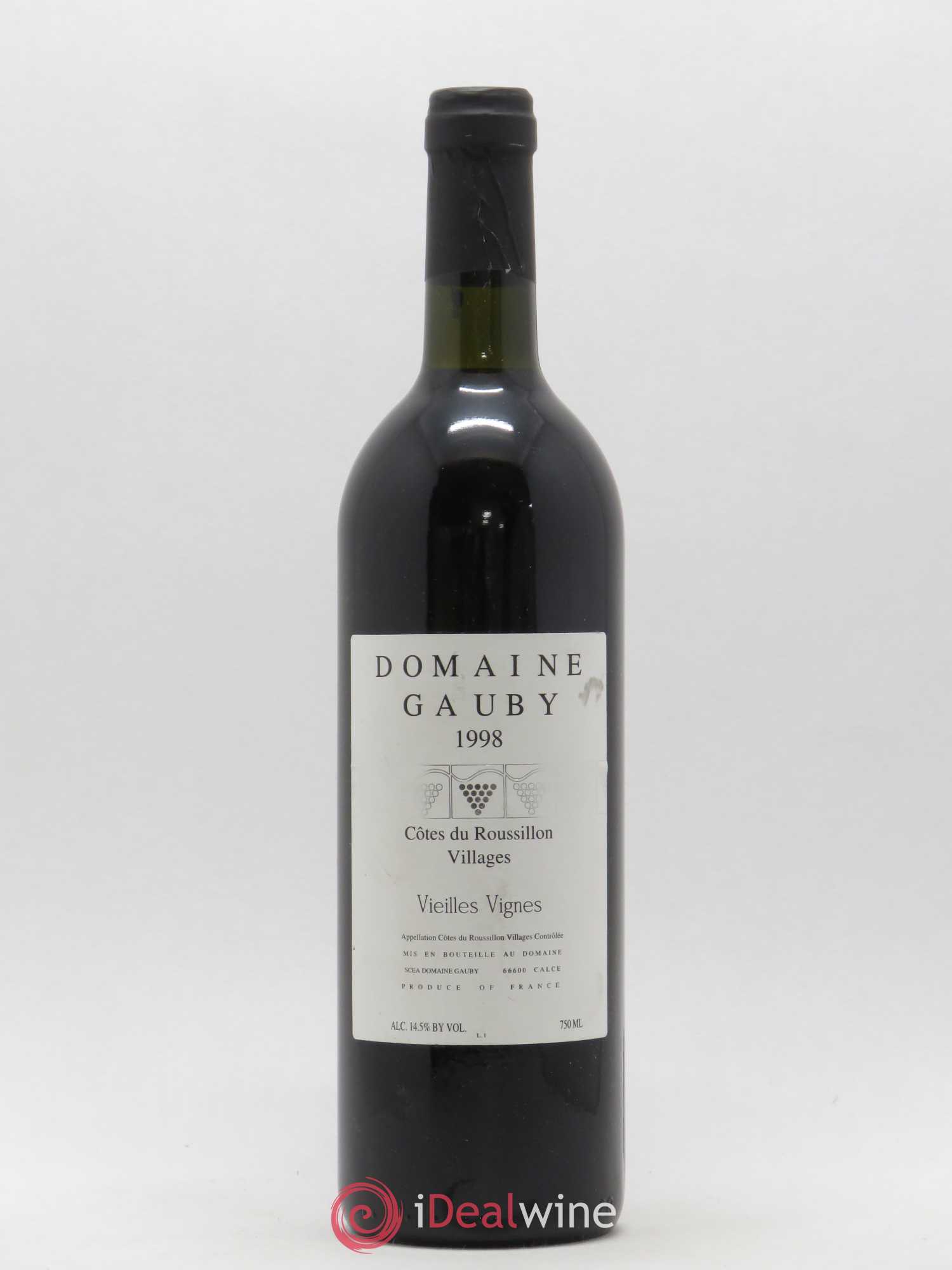 Côtes Catalanes (anciennement Côtes du Roussillon Villages) La Muntada Gauby (Domaine) 1998 - Lot de 1 bouteille - 0
