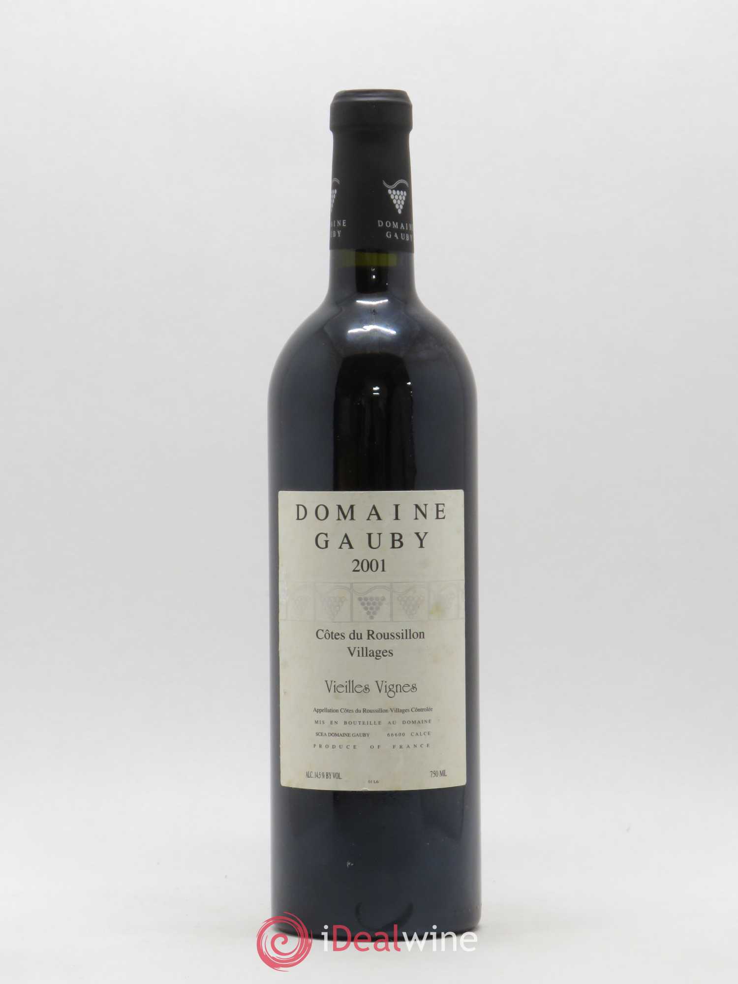 Côtes du Roussillon Villages Vieilles vignes Gauby (Domaine) 2001 - Lot de 1 bouteille - 0