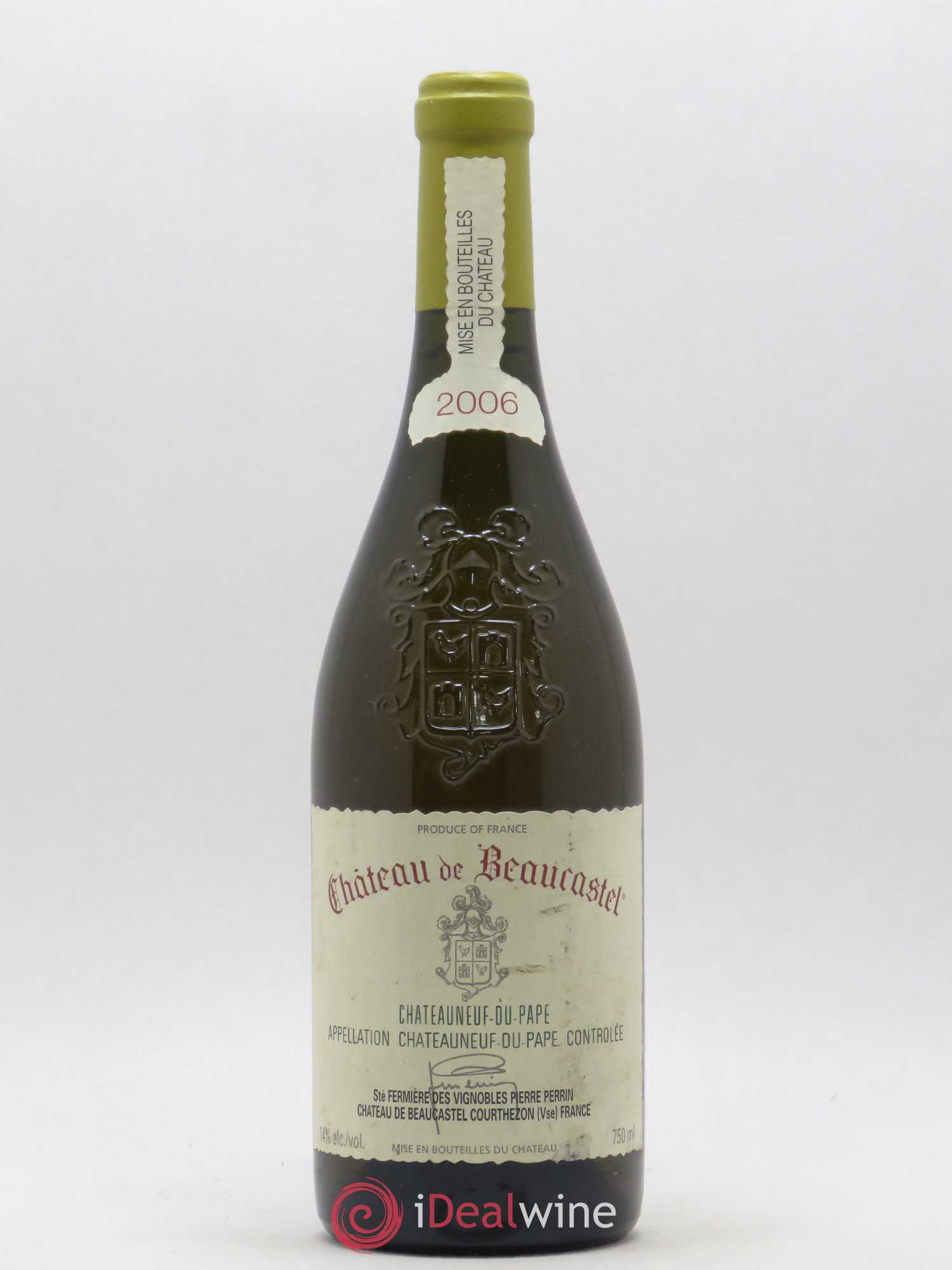 Châteauneuf-du-Pape Château de Beaucastel Famille Perrin 2006 - Lot de 1 bouteille - 0