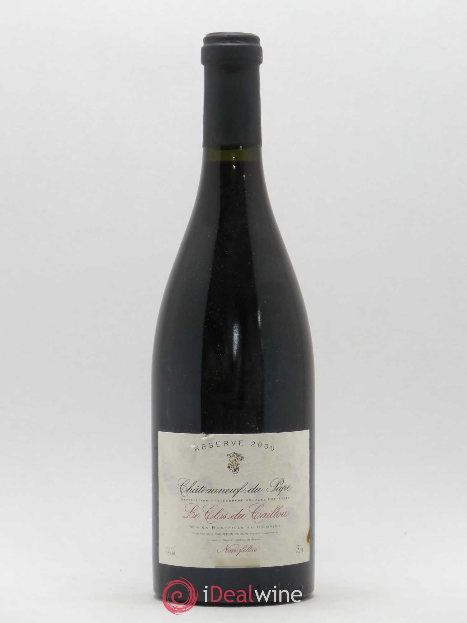 Châteauneuf-du-Pape Domaine Le Clos du Caillou Réserve Sylvie Vacheron 2000 - Lot de 1 bouteille - 0