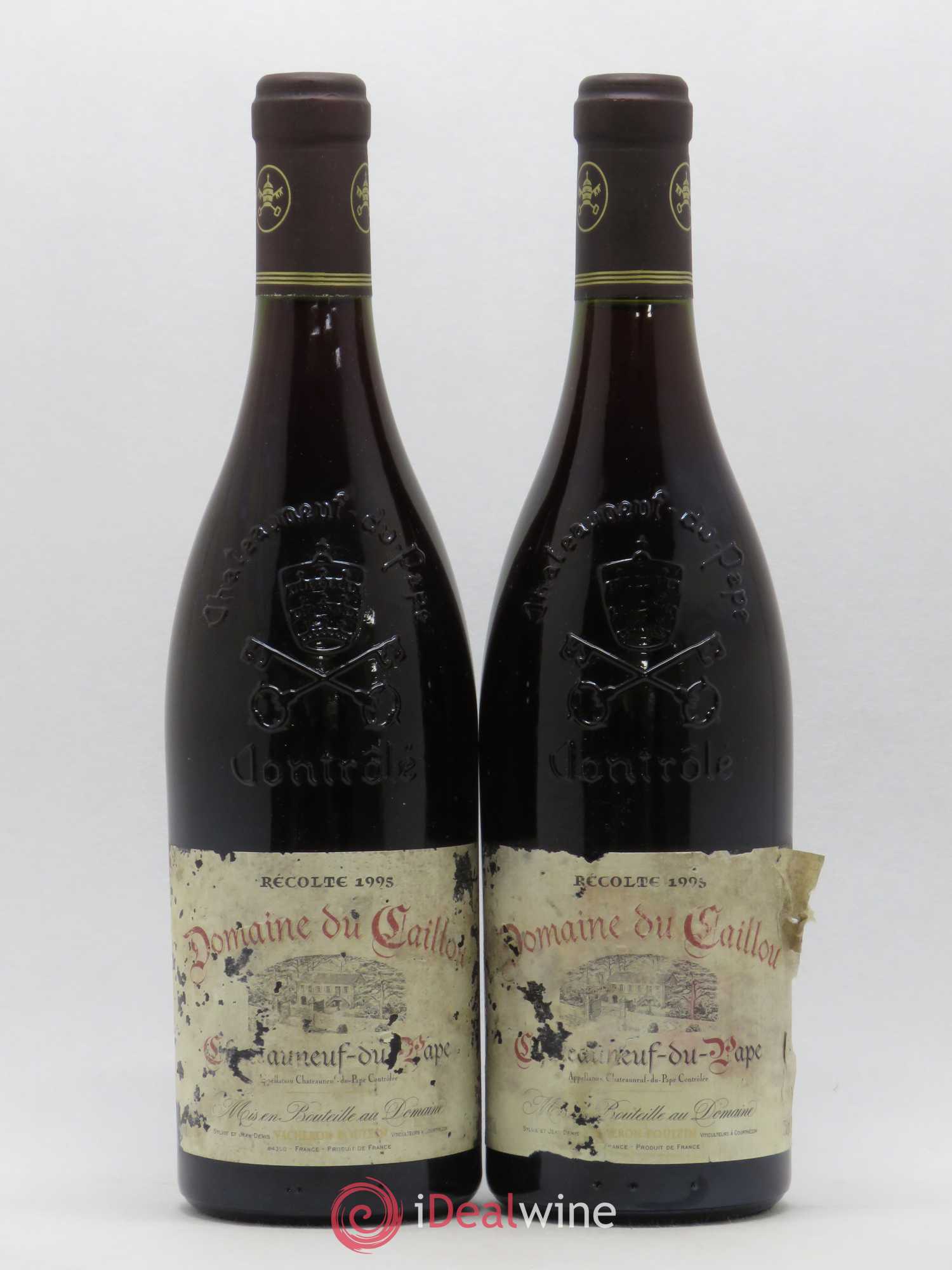 Châteauneuf-du-Pape Domaine Le Clos Du Caillou 1995 - Lot de 2 bouteilles - 0