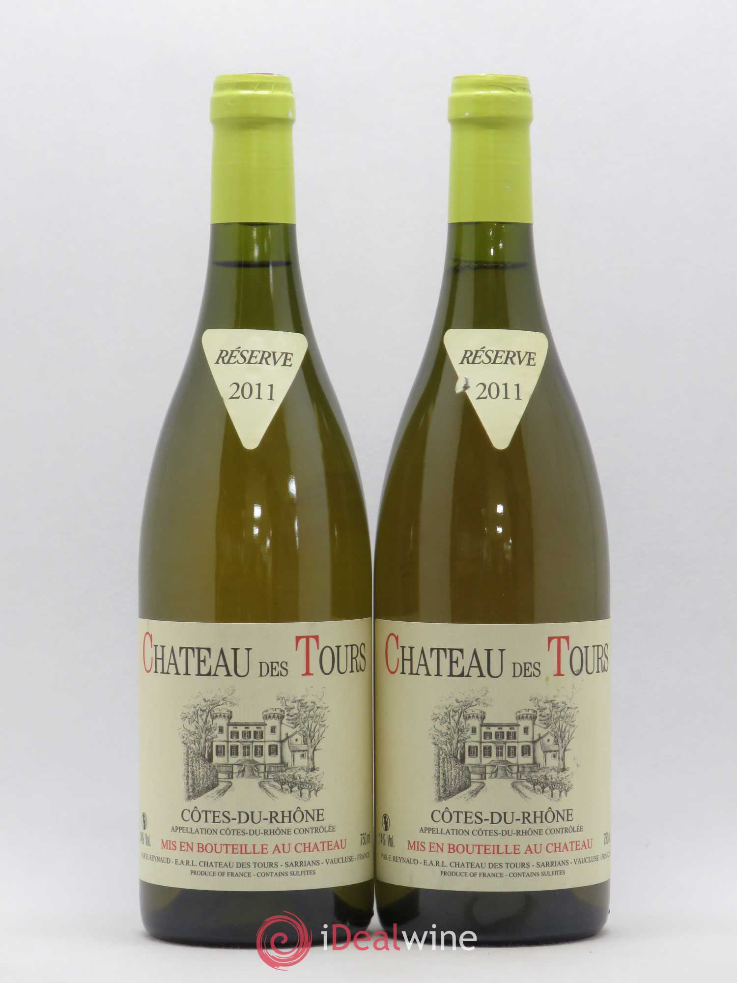 Côtes-du-Rhône Château des Tours Emmanuel Reynaud 2011 - Lot de 2 bouteilles - 0