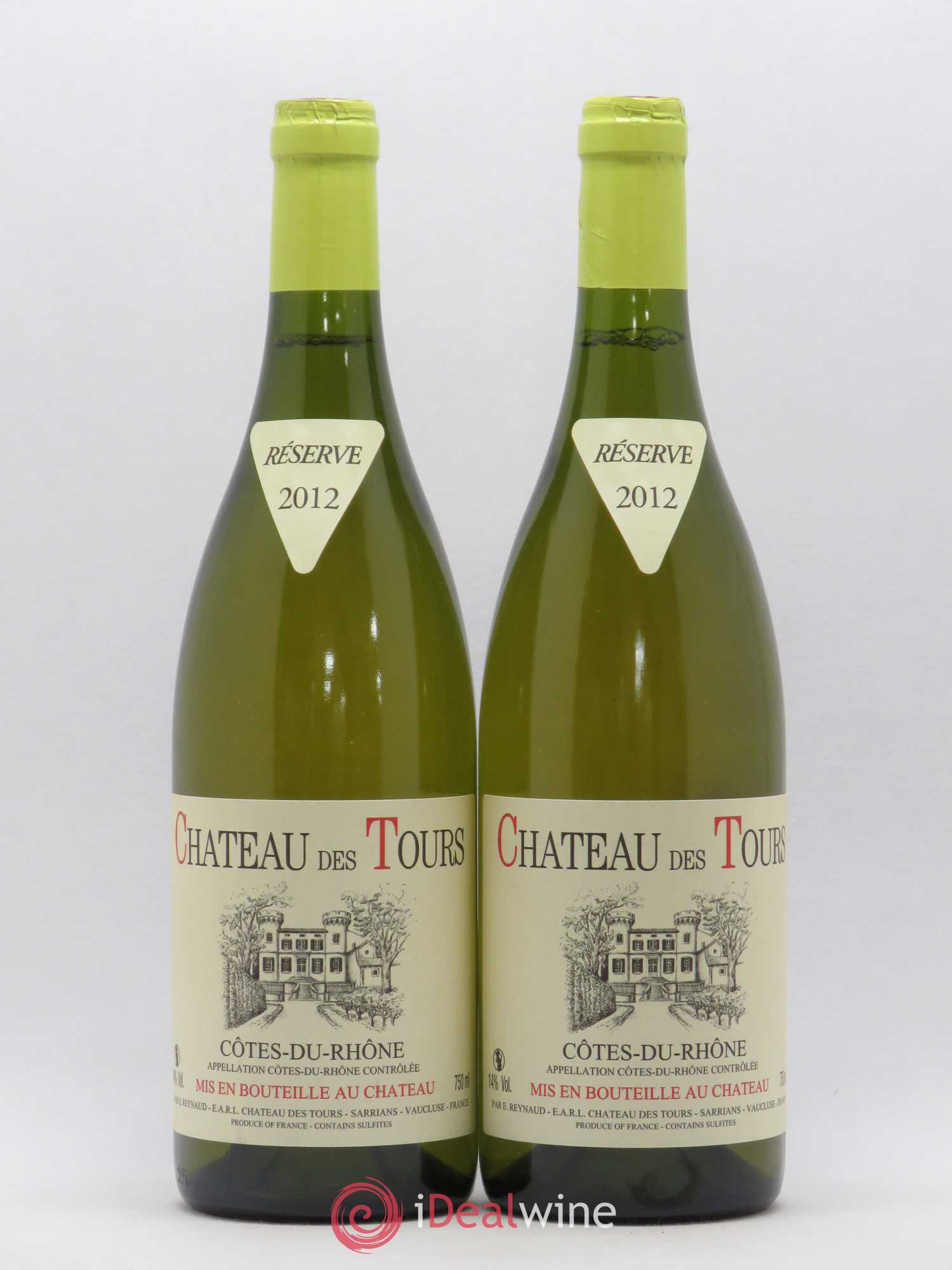 Côtes-du-Rhône Château des Tours Emmanuel Reynaud 2012 - Lot de 2 bouteilles - 0