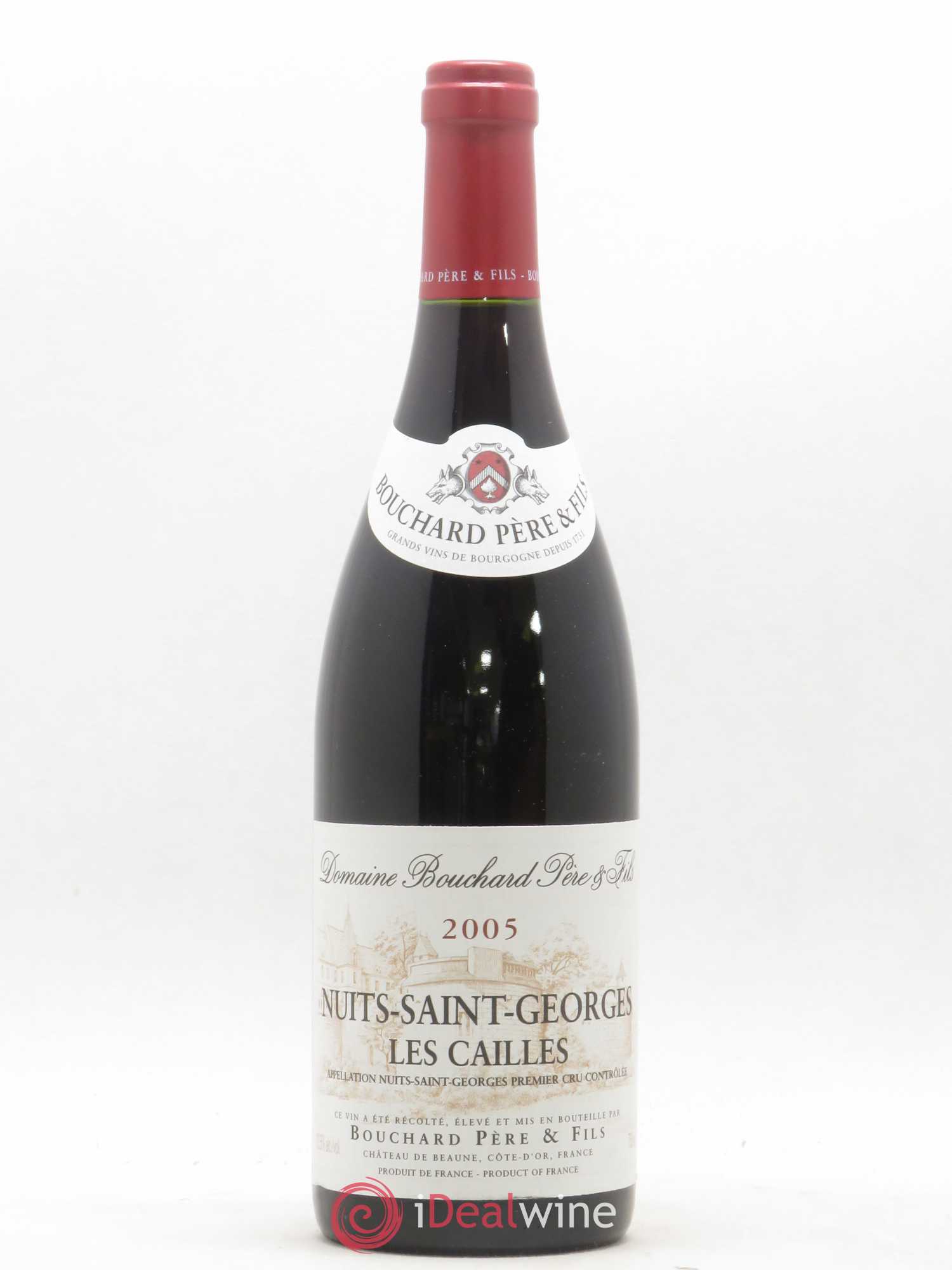 Nuits-Saint-Georges 1er Cru Les Cailles Bouchard Père & Fils 2005 - Lot de 1 bouteille - 0