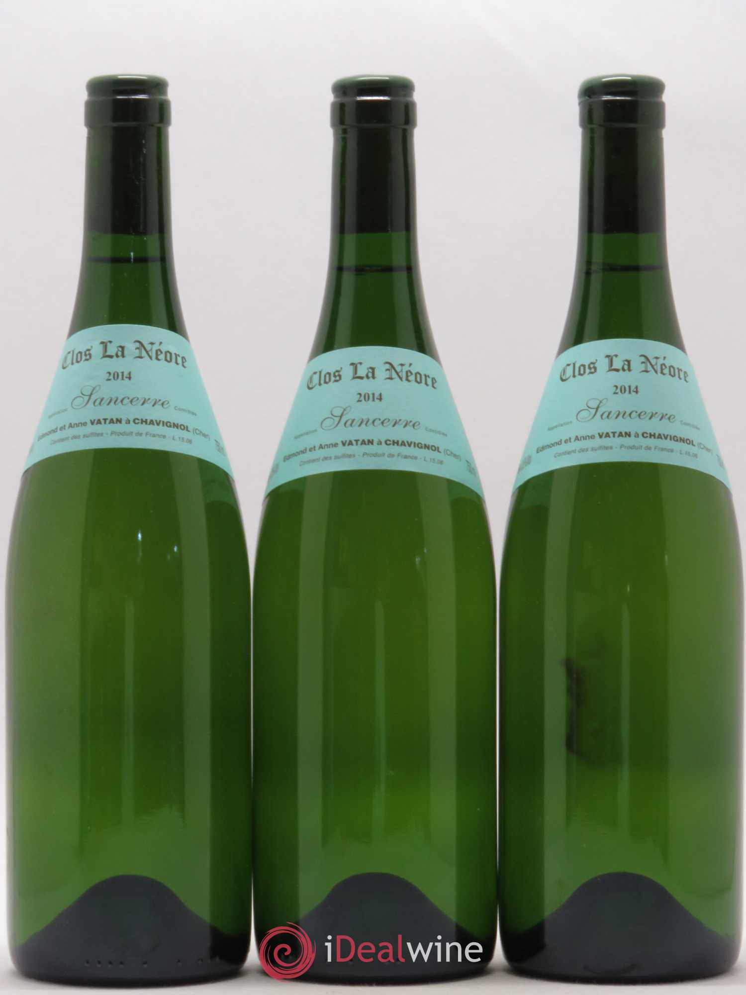 Sancerre Clos la Neore Edmond Vatan 2014 - Lot de 3 bouteilles - 0