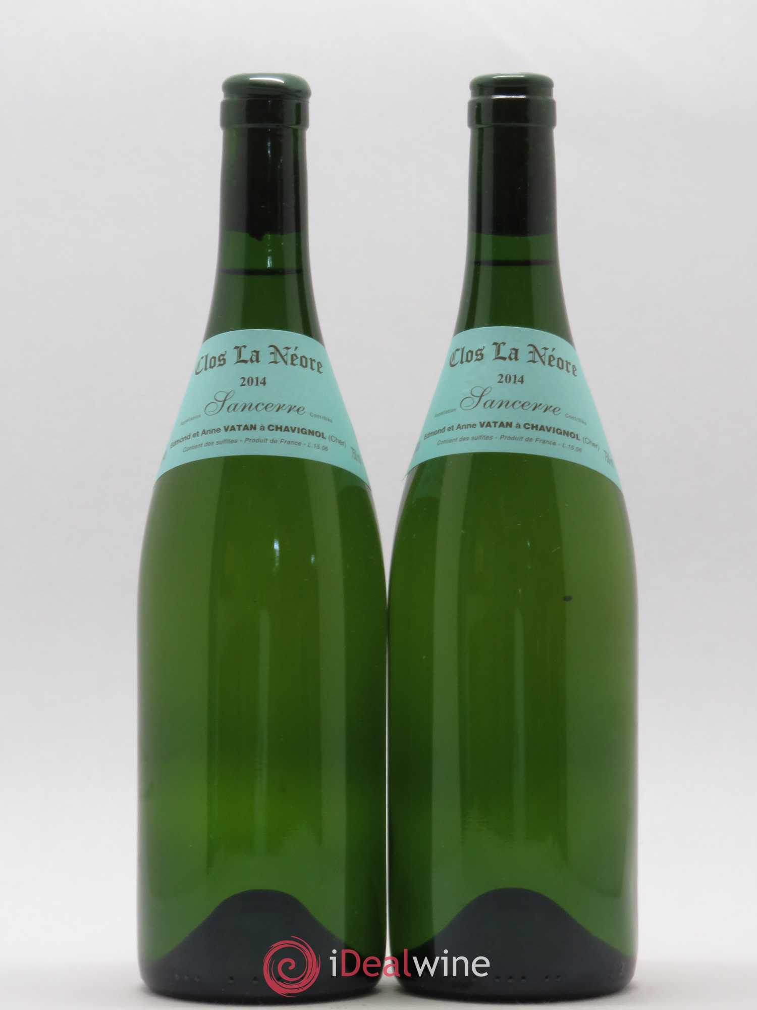 Sancerre Clos la Neore Edmond Vatan 2014 - Posten von 2 Flaschen - 0