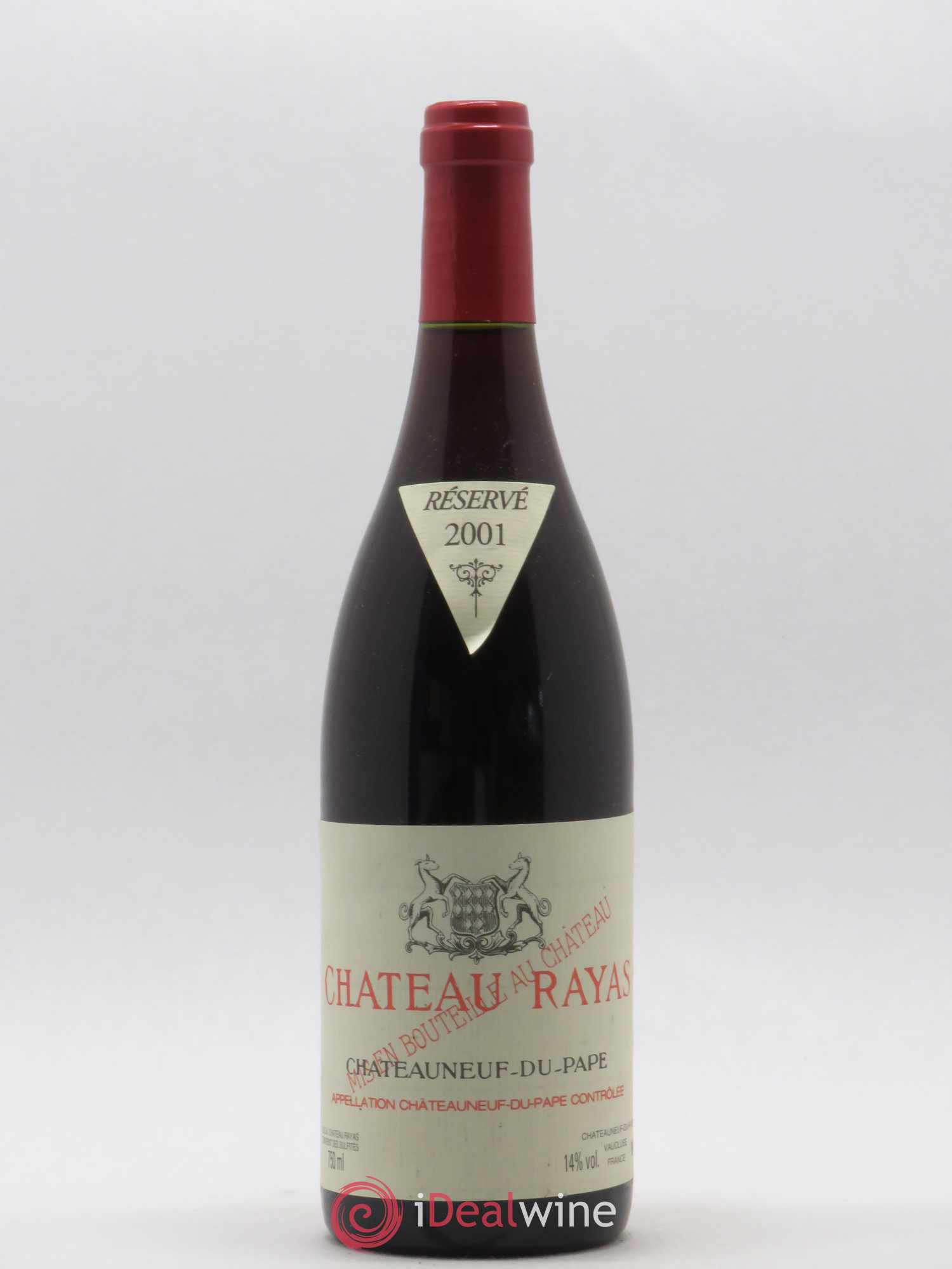 Châteauneuf-du-Pape Château Rayas Emmanuel Reynaud 2001 - Lot de 1 bouteille - 0