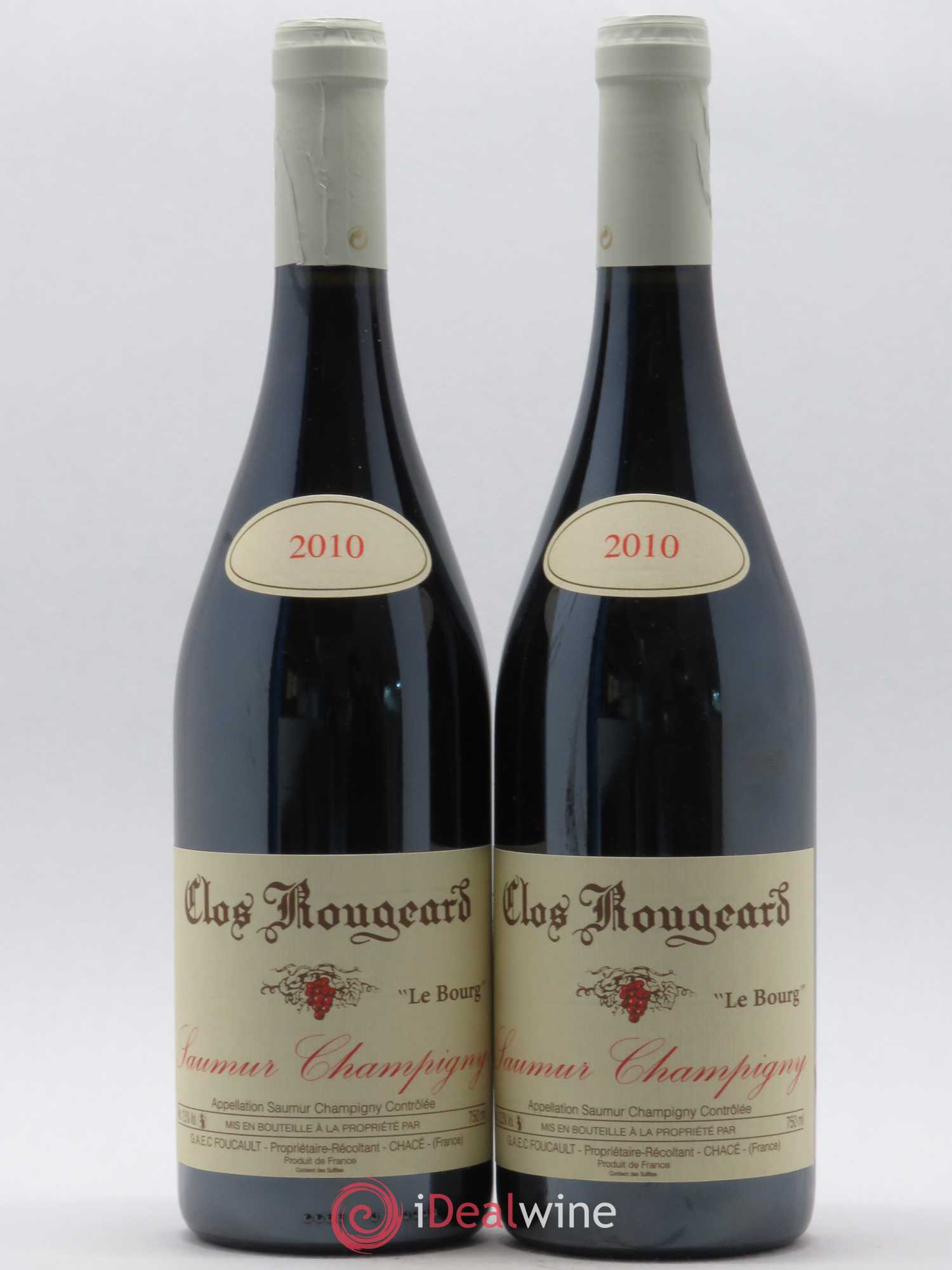 Saumur-Champigny Le Bourg Clos Rougeard 2010 - Lot de 2 bouteilles - 0