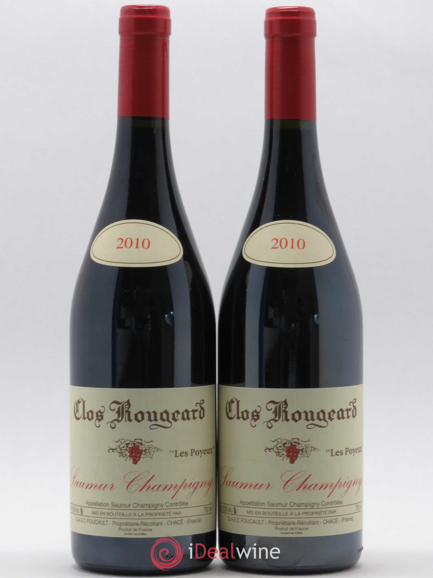 Saumur-Champigny Les Poyeux Clos Rougeard 2010 - Lot de 2 bouteilles - 0