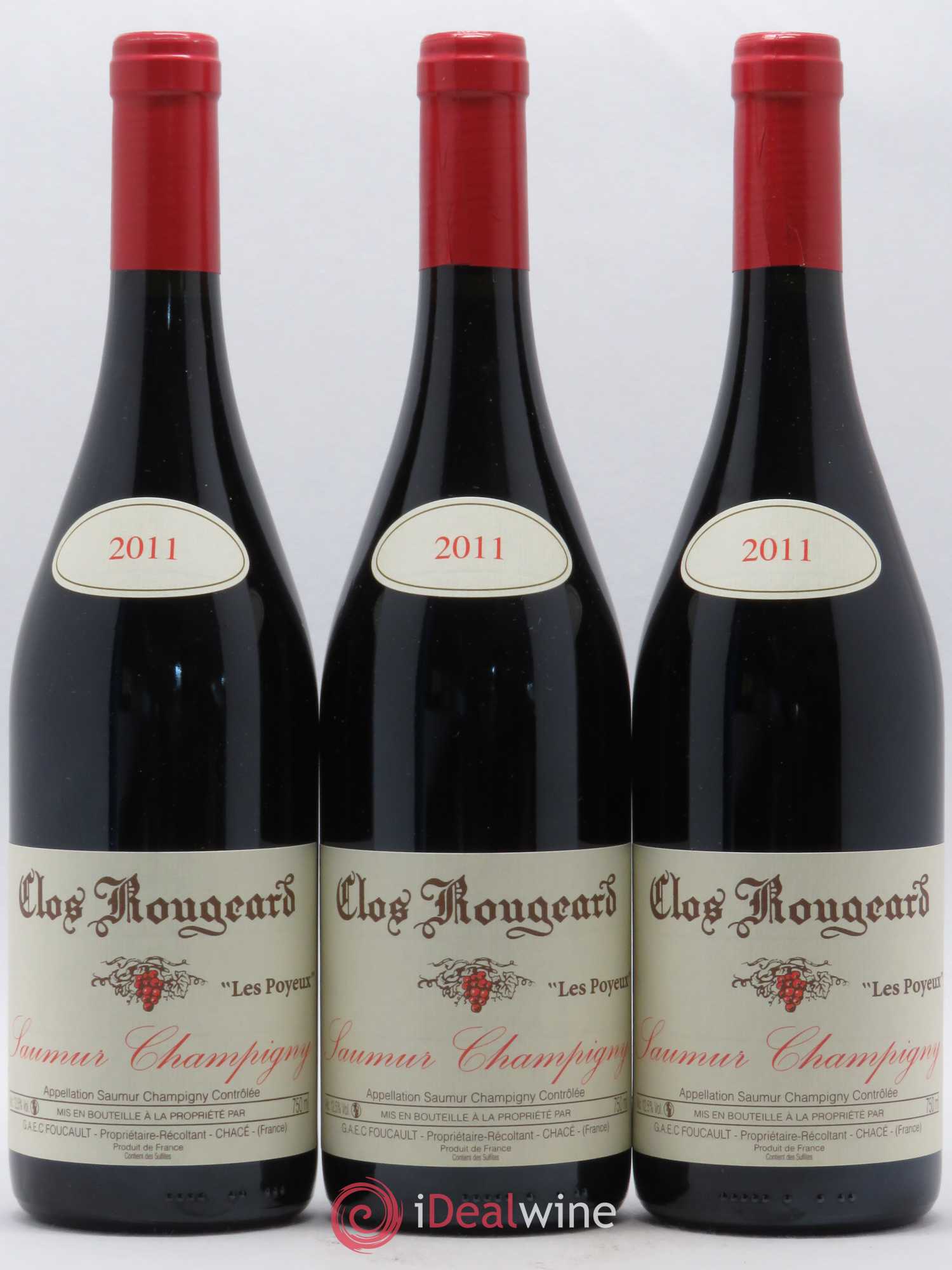 Saumur-Champigny Les Poyeux Clos Rougeard 2011 - Lot de 3 bouteilles - 0