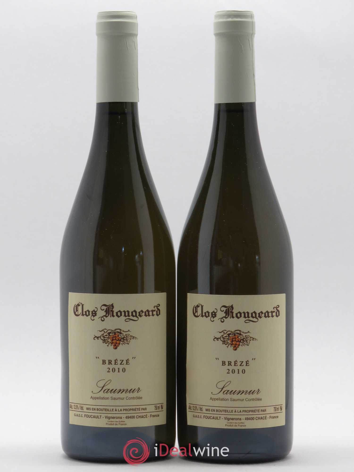 Saumur Brézé Clos Rougeard 2010 - Lot de 2 bouteilles - 0
