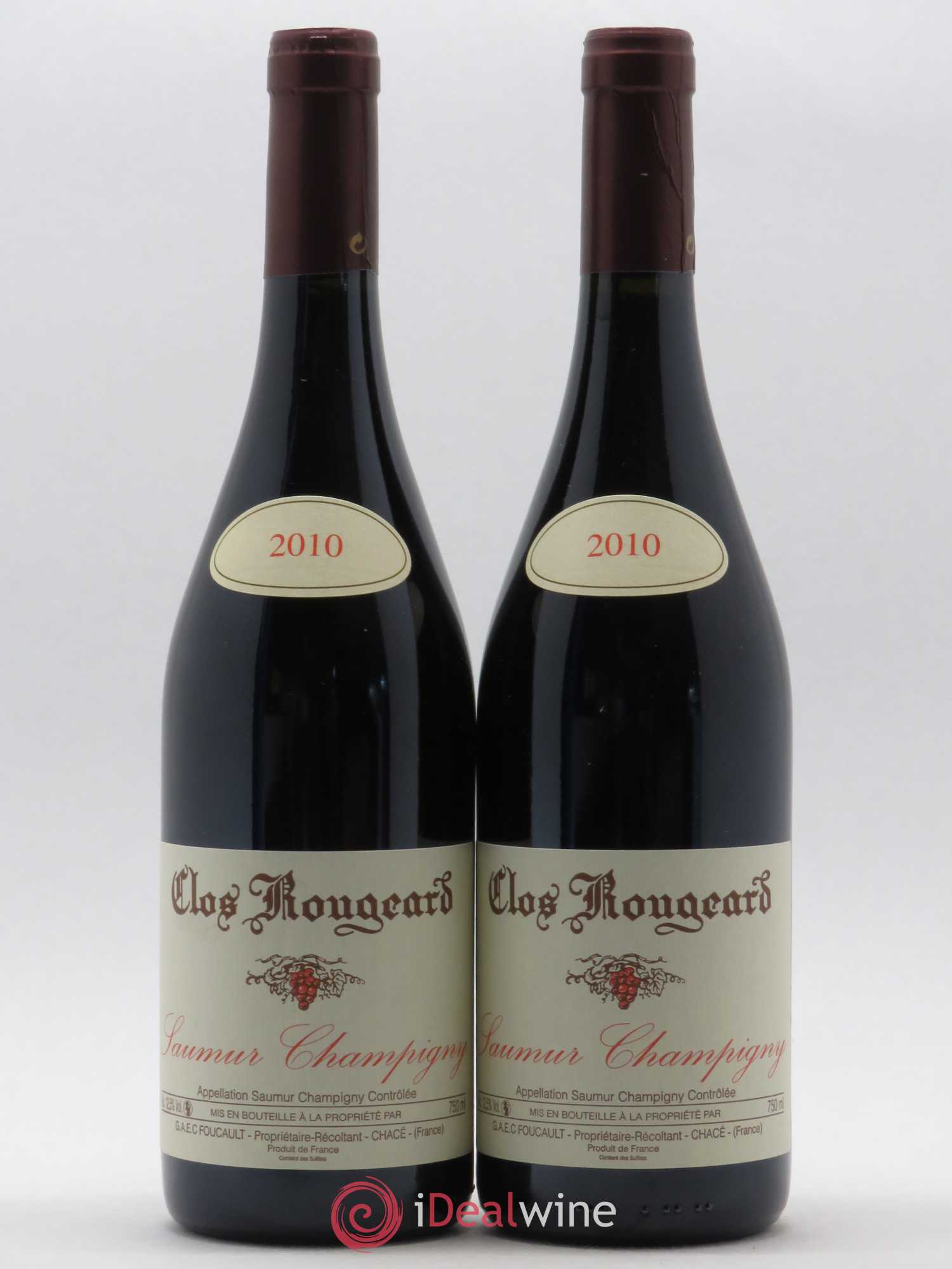 Saumur-Champigny Clos Rougeard 2010 - Lot de 2 bouteilles - 0