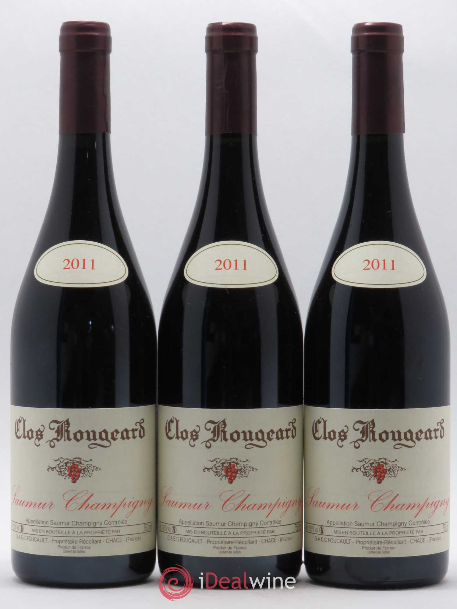 Saumur-Champigny Clos Rougeard 2011 - Lot de 3 bouteilles - 0
