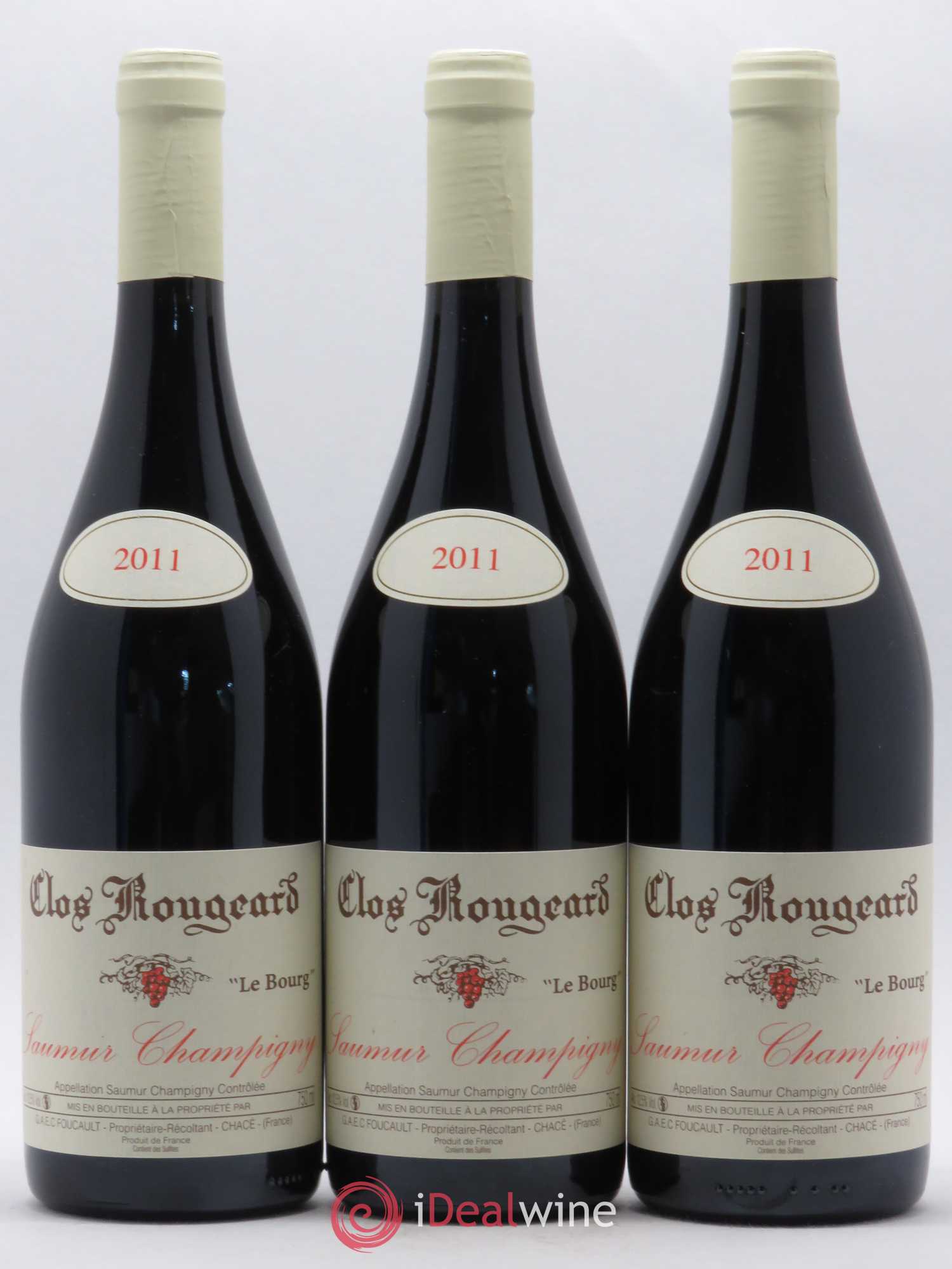Saumur-Champigny Le Bourg Clos Rougeard 2011 - Lot de 3 bouteilles - 0