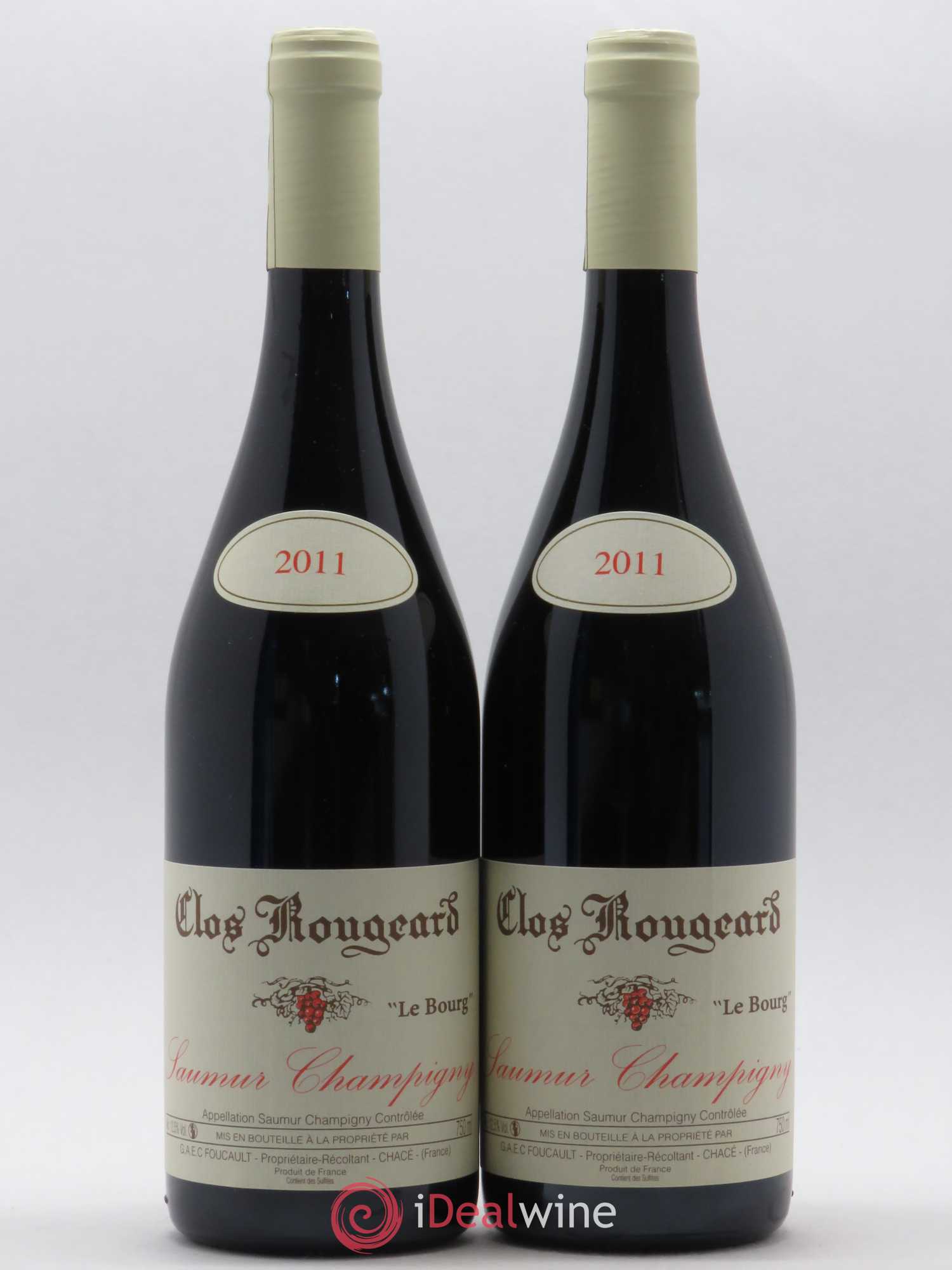 Saumur-Champigny Le Bourg Clos Rougeard 2011 - Lot de 2 bouteilles - 0
