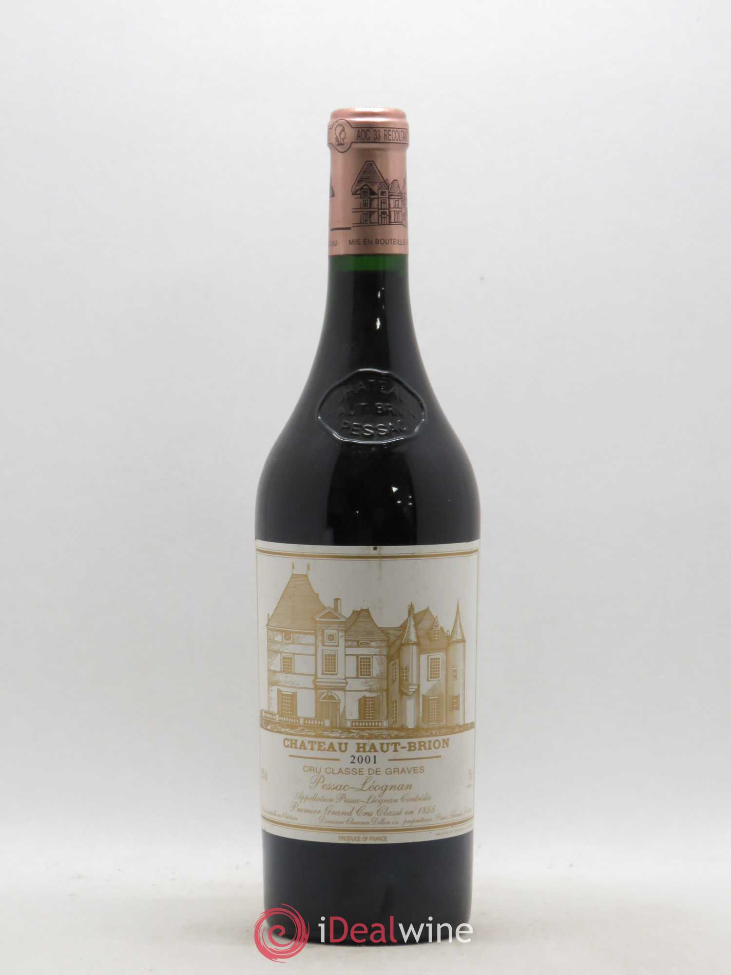 Château Haut Brion 1er Grand Cru Classé 2001 - Lot de 1 bouteille - 0