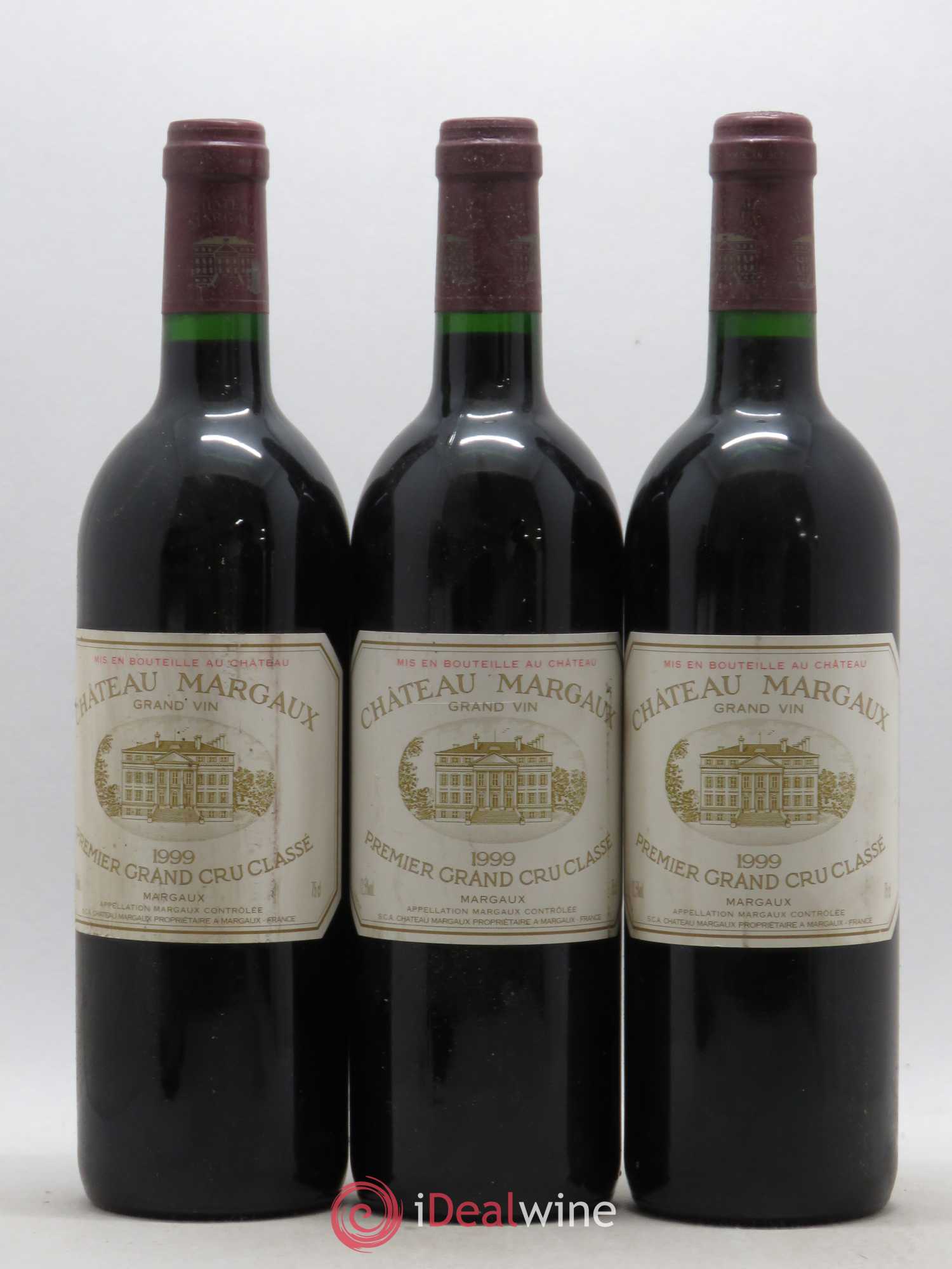 Château Margaux 1er Grand Cru Classé 1999 - Lot de 5 bouteilles - 1