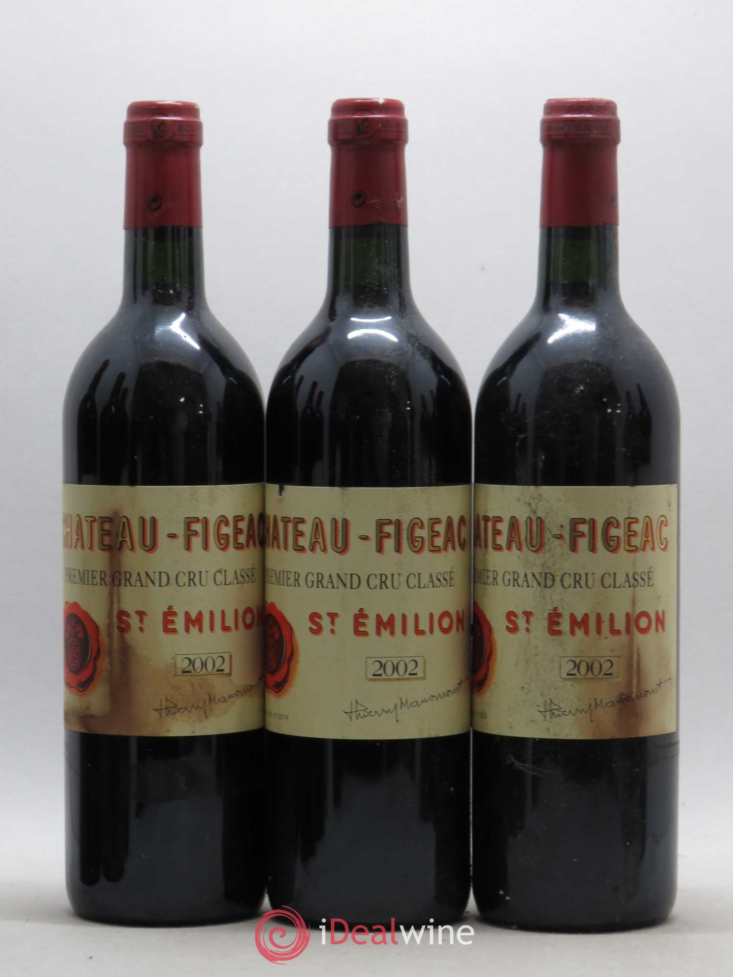 Château Figeac 1er Grand Cru Classé A 2002 - Lot de 12 bouteilles - 3