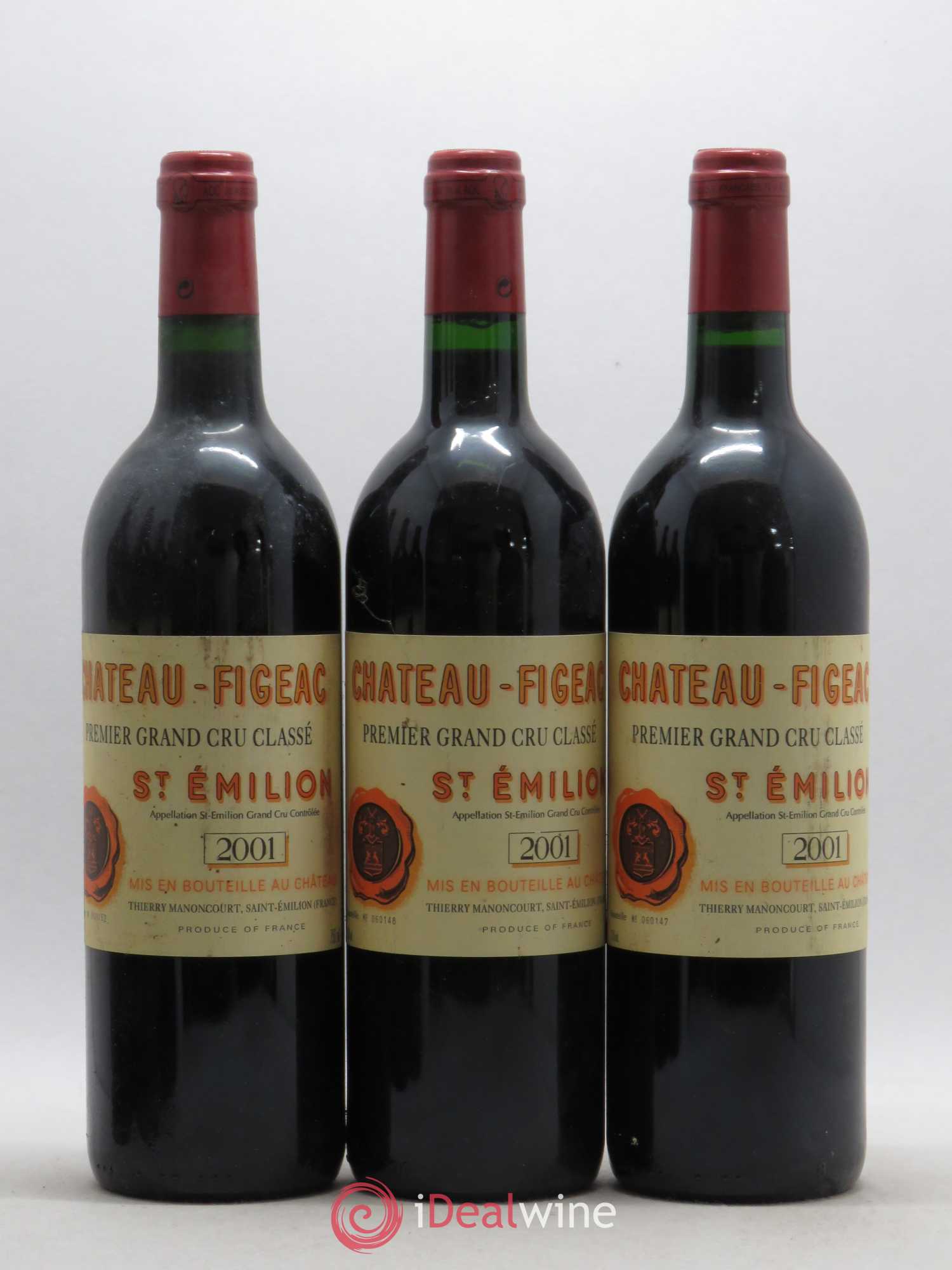 Château Figeac 1er Grand Cru Classé A 2001 - Lot de 6 bouteilles - 2