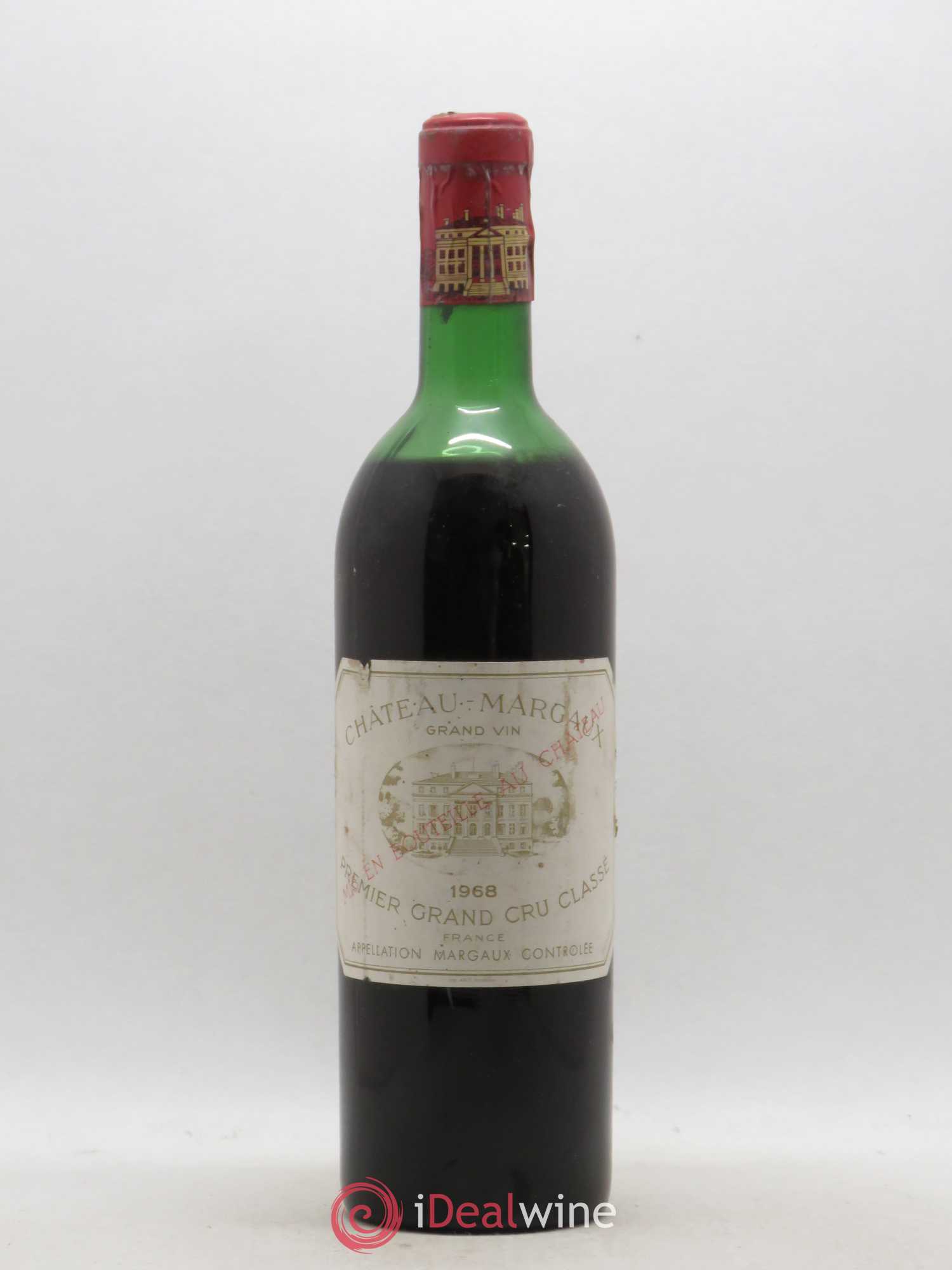 Château Margaux 1er Grand Cru Classé (sans prix de réserve) 1968 - Lot de 1 bouteille - 0