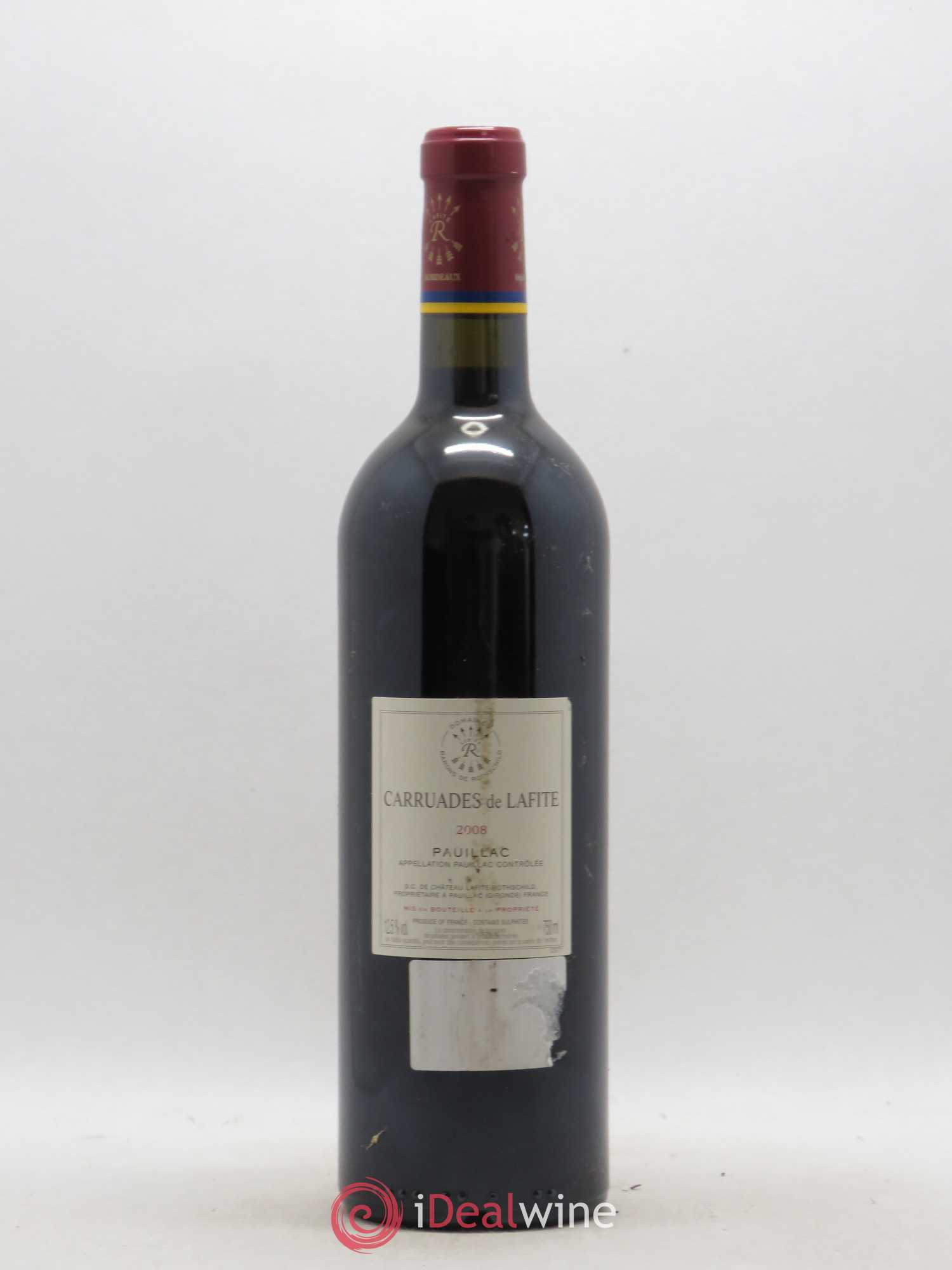 Carruades de Lafite Rothschild Second Vin 2008 - Lot de 1 bouteille - 1