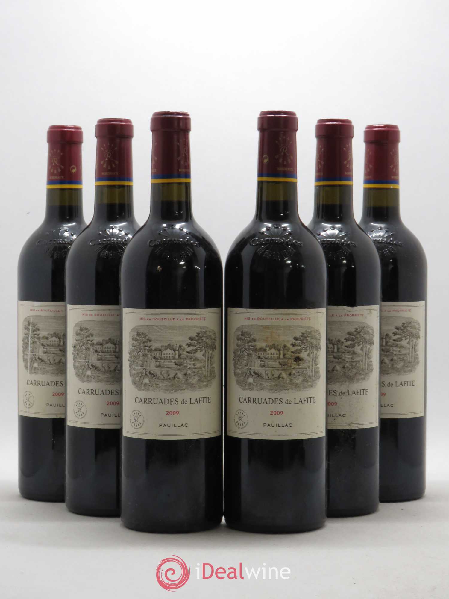 Carruades de Lafite Rothschild Second Vin 2009 - Lot de 6 bouteilles - 0