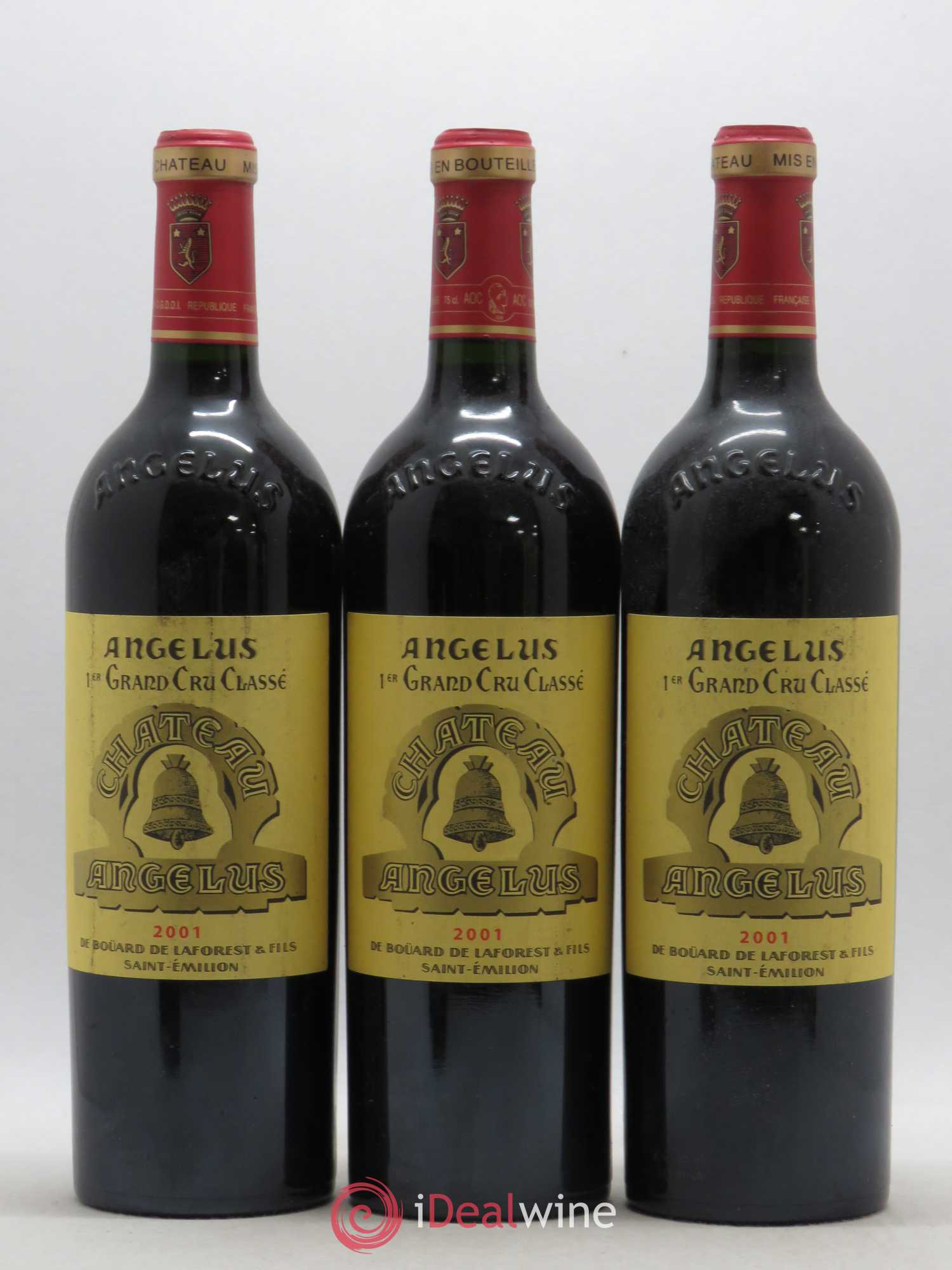 Château Angélus 1er Grand Cru Classé A 2001 - Lot de 6 bouteilles - 1