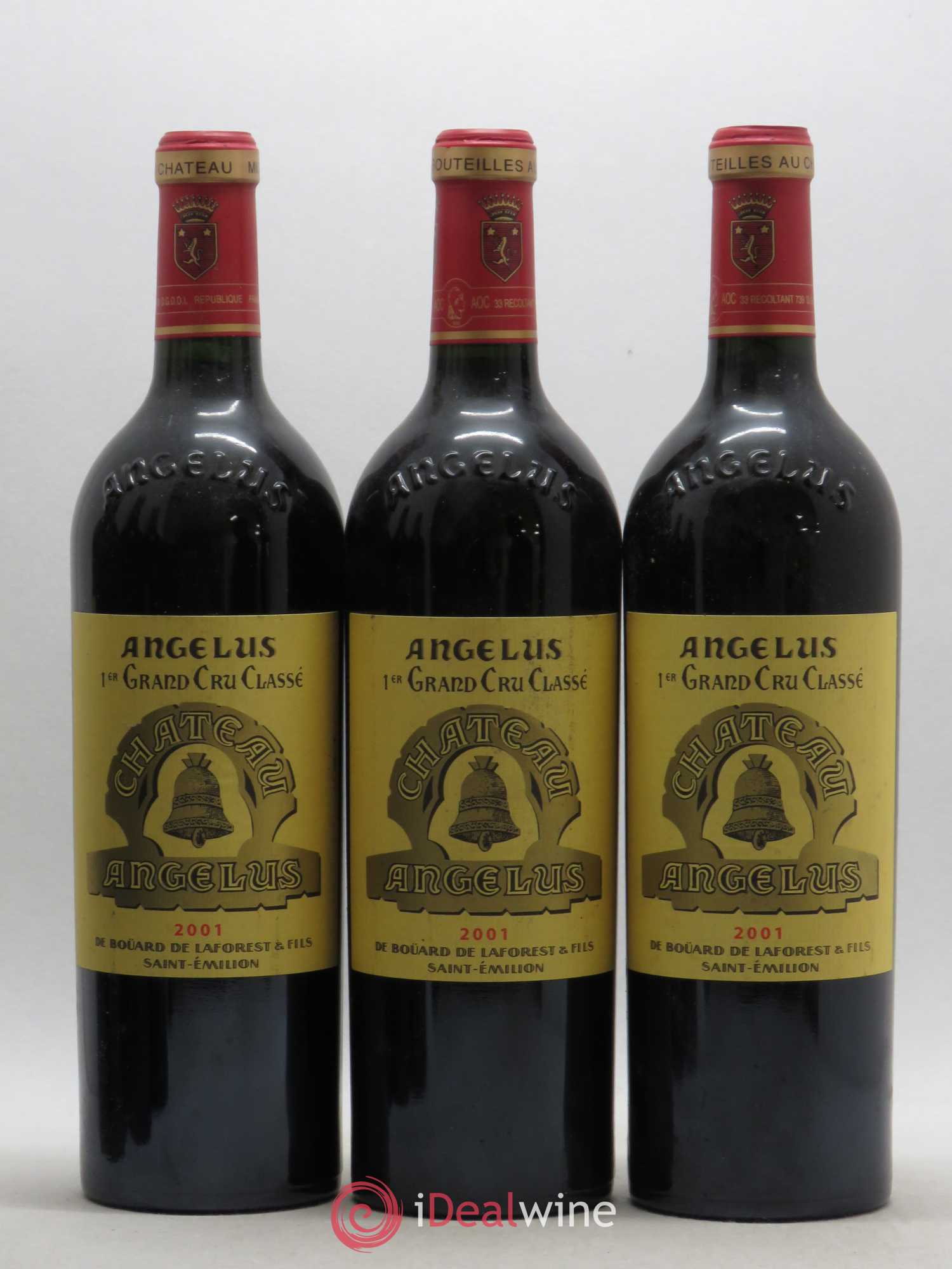 Château Angélus 1er Grand Cru Classé A 2001 - Lot de 6 bouteilles - 3
