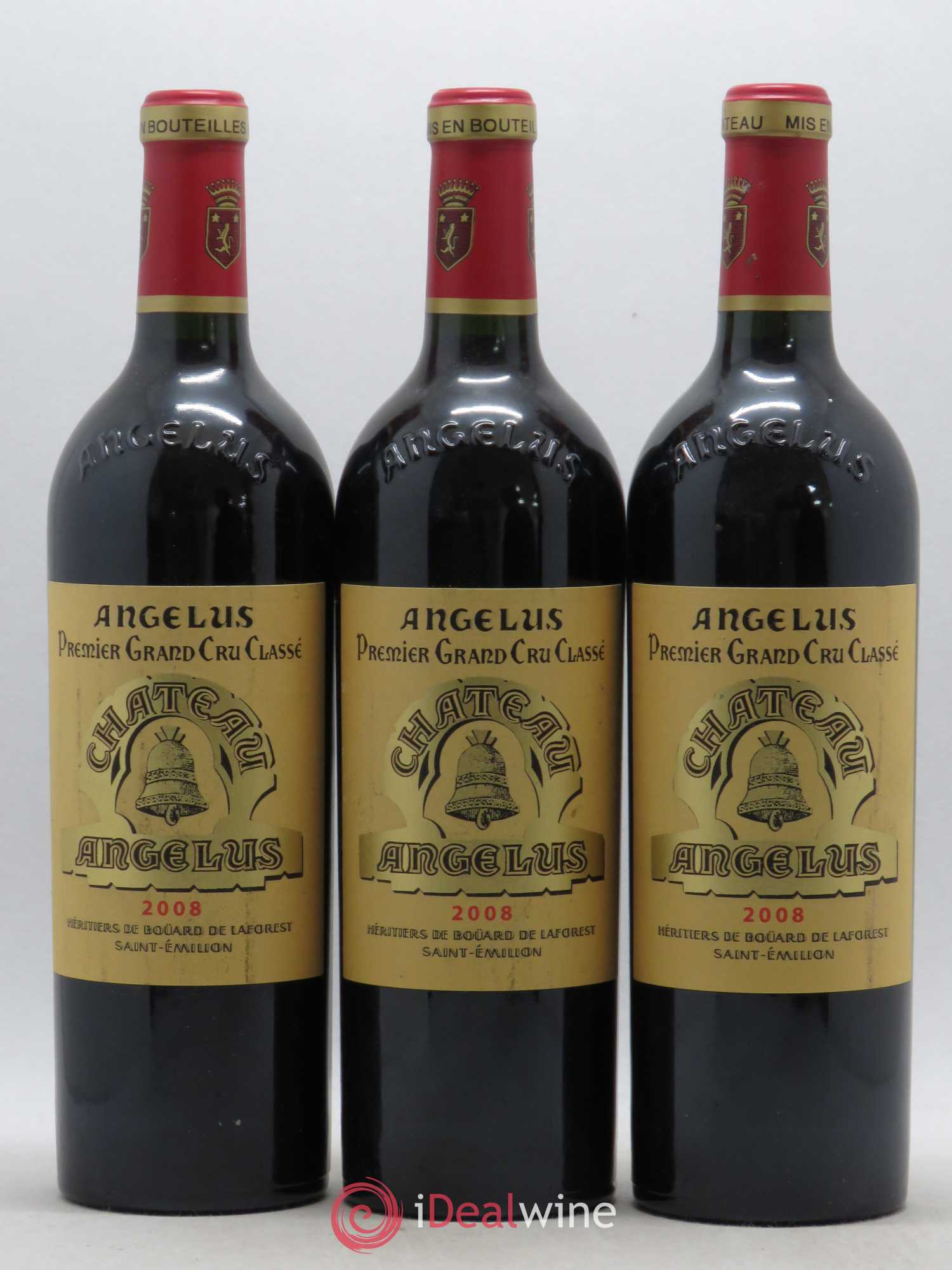 Château Angélus 1er Grand Cru Classé A 2008 - Lot de 6 bouteilles - 1