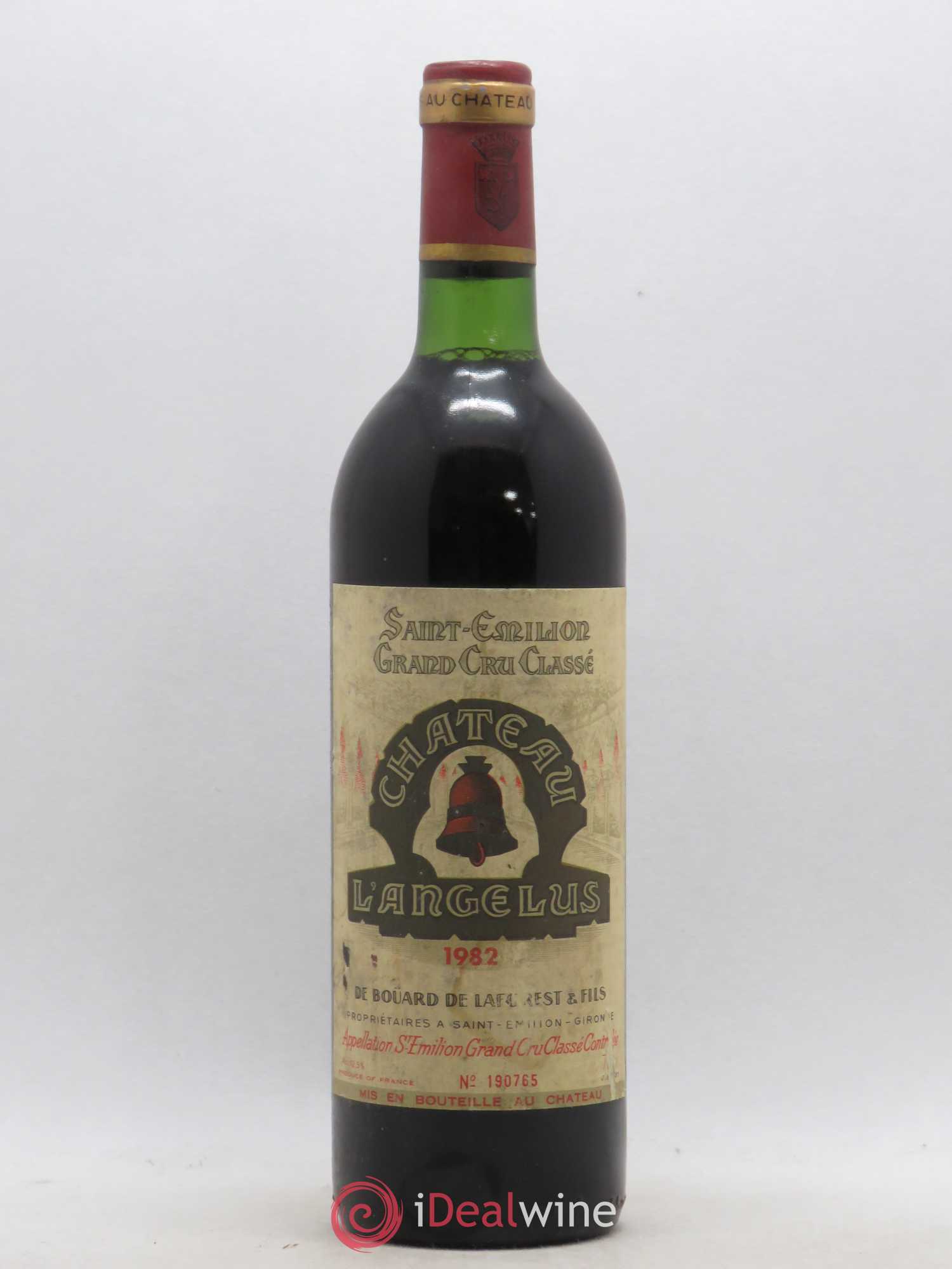 Château Angélus 1er Grand Cru Classé A 1982 - Lot de 1 bouteille - 0