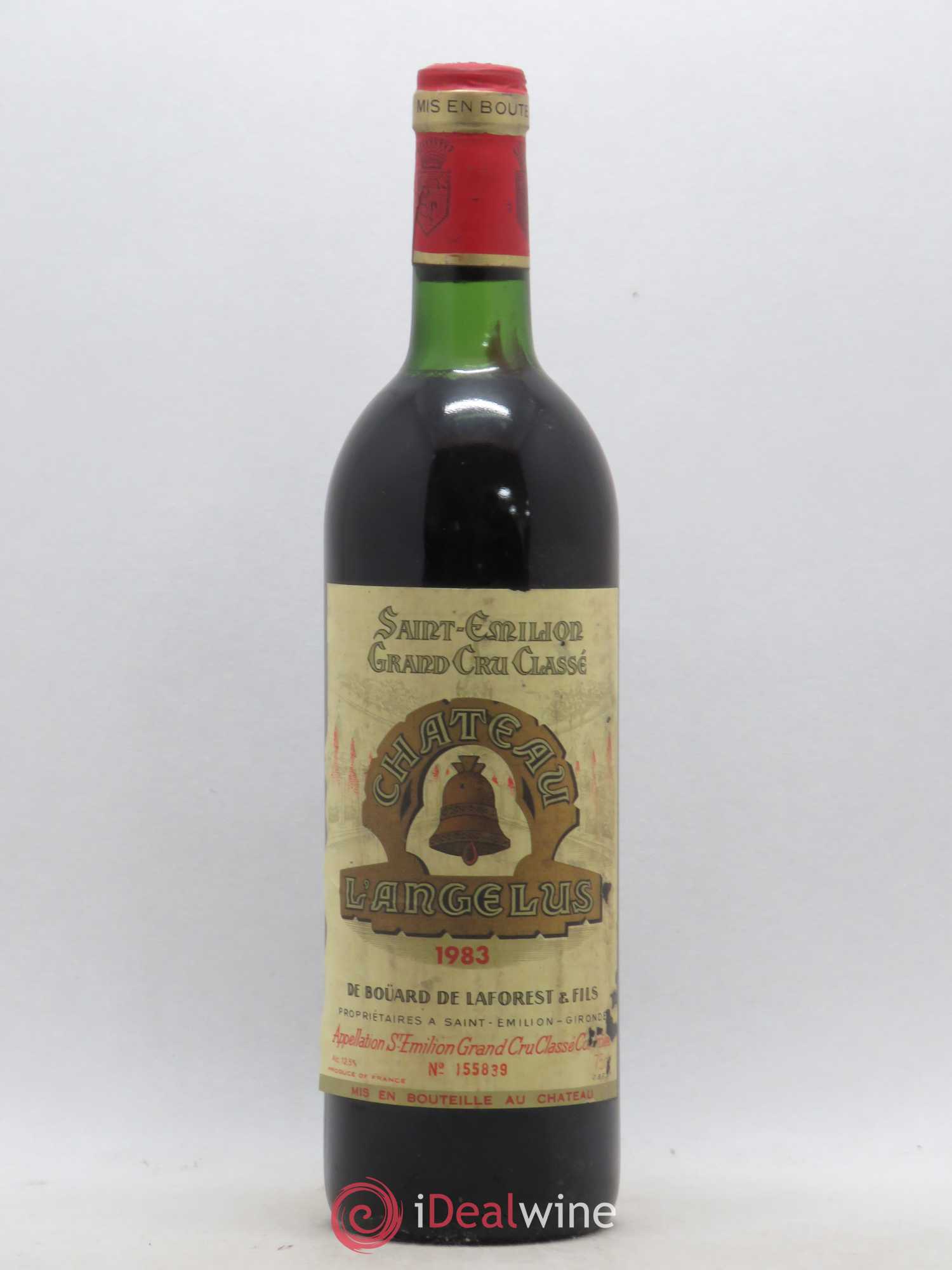 Château Angélus 1er Grand Cru Classé A 1983 - Lot de 1 bouteille - 0