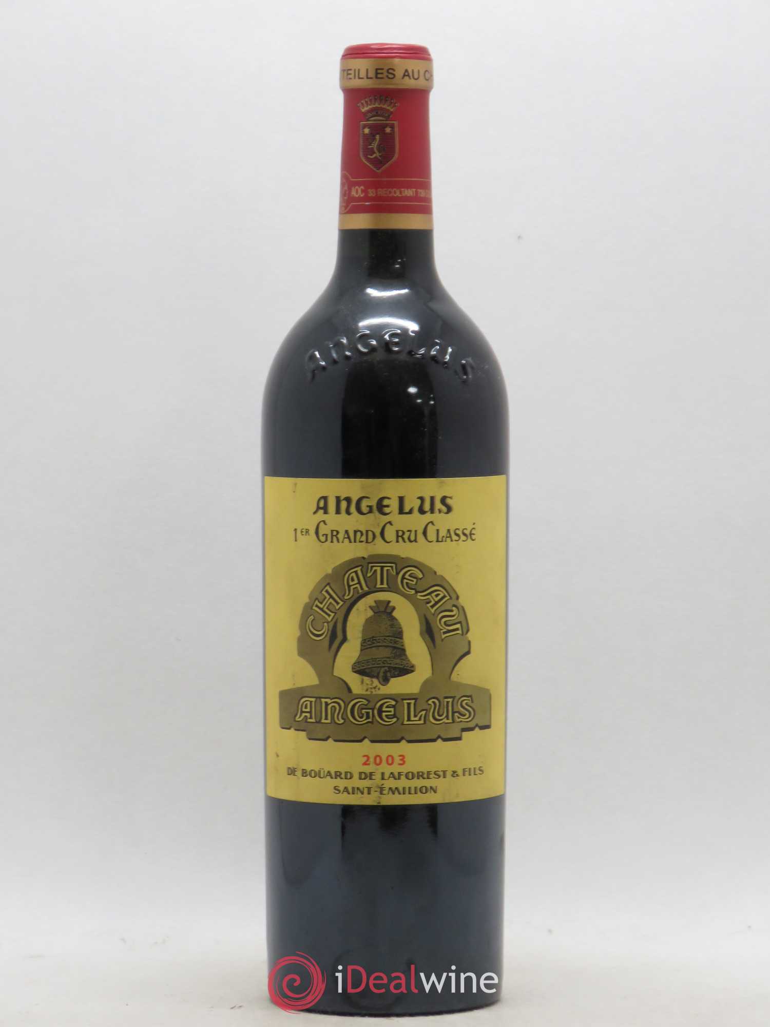 Château Angélus 1er Grand Cru Classé A 2003 - Lot de 1 bouteille - 0