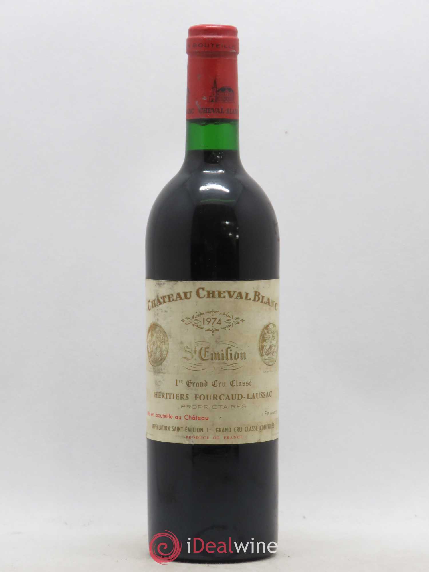 Château Cheval Blanc 1er Grand Cru Classé A 1974 - Lot de 1 bouteille - 0