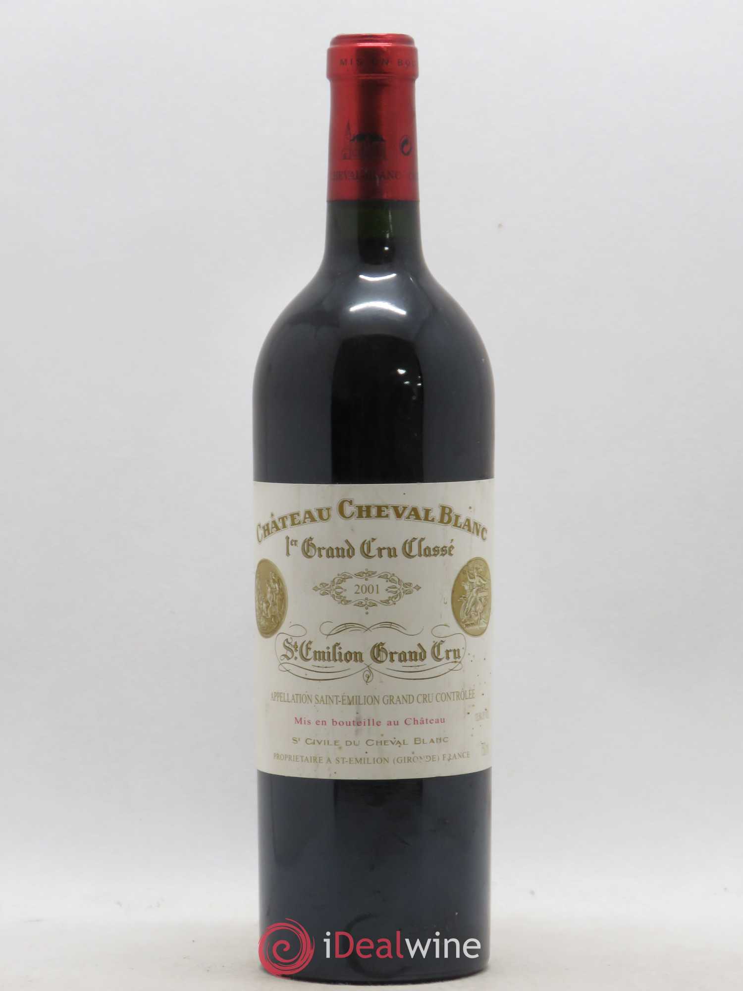 Château Cheval Blanc 1er Grand Cru Classé A 2001 - Lot de 1 bouteille - 0