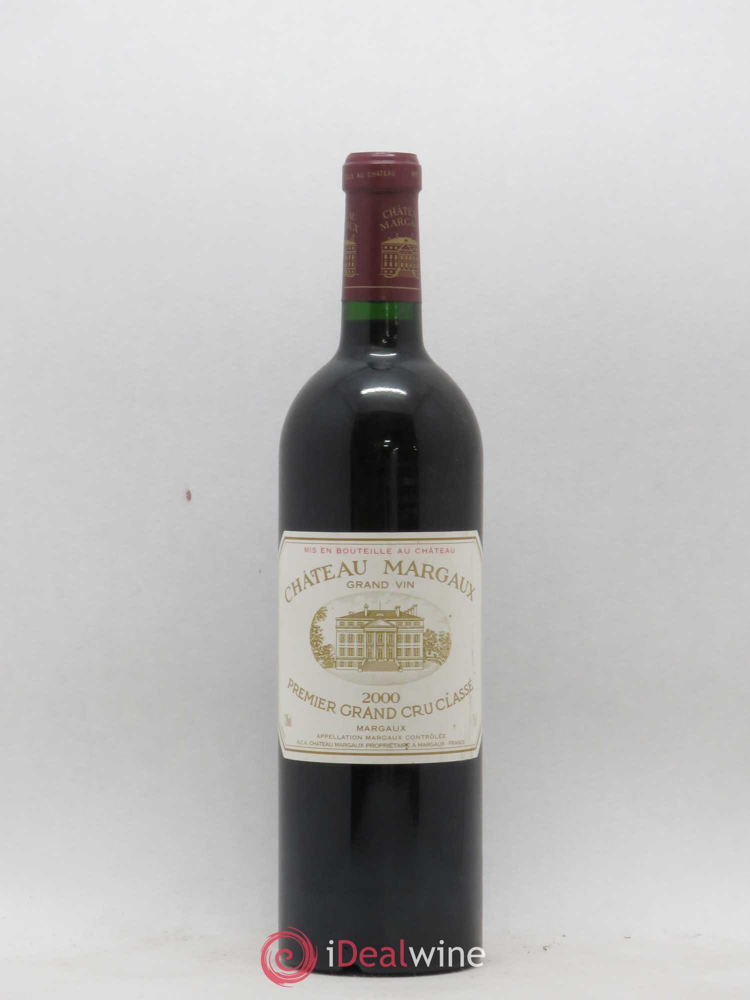 Château Margaux 1er Grand Cru Classé 2000 - Lot de 1 bouteille - 0