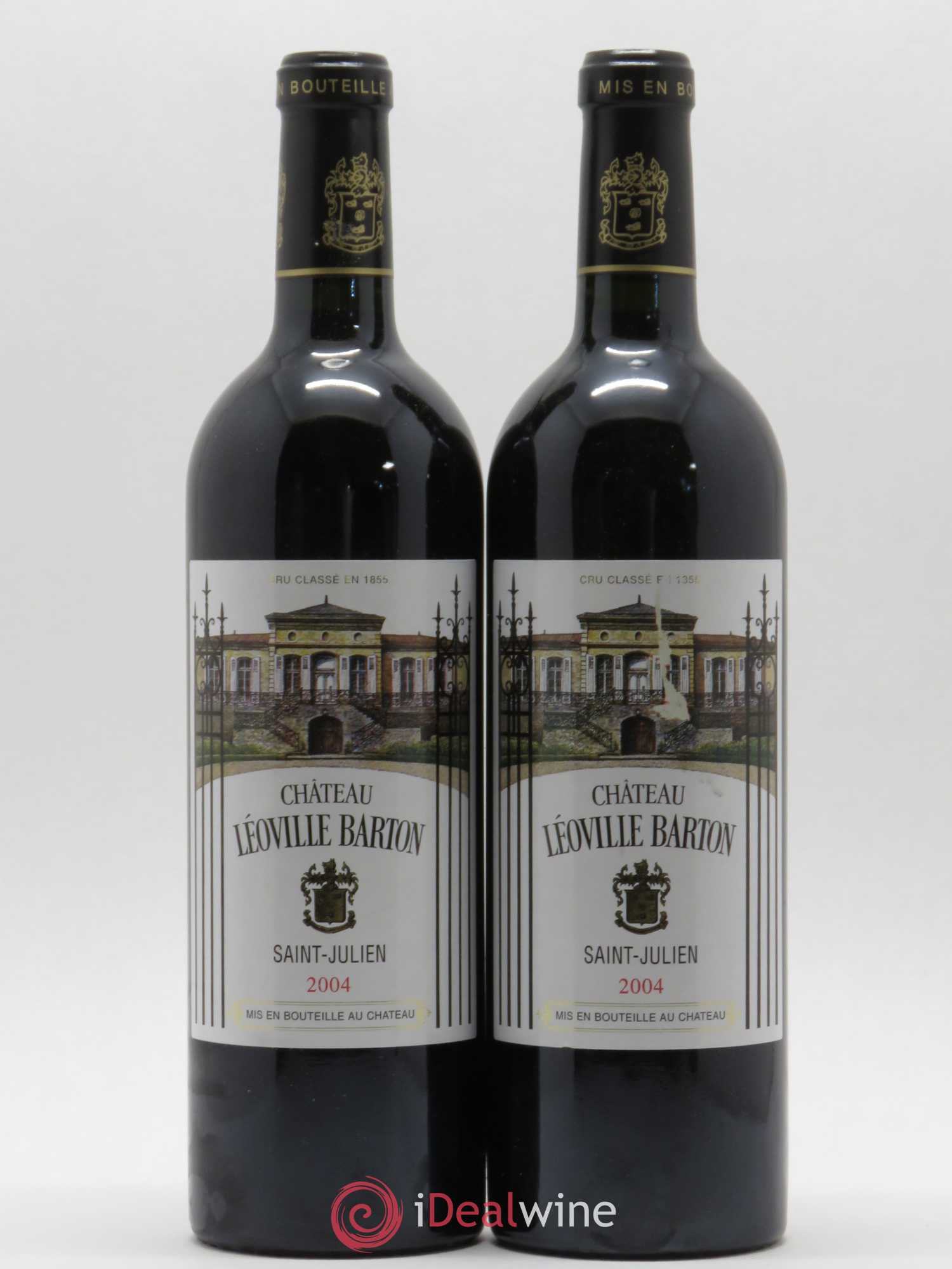 Château Léoville Barton 2ème Grand Cru Classé 2004 - Lot de 2 bouteilles - 0