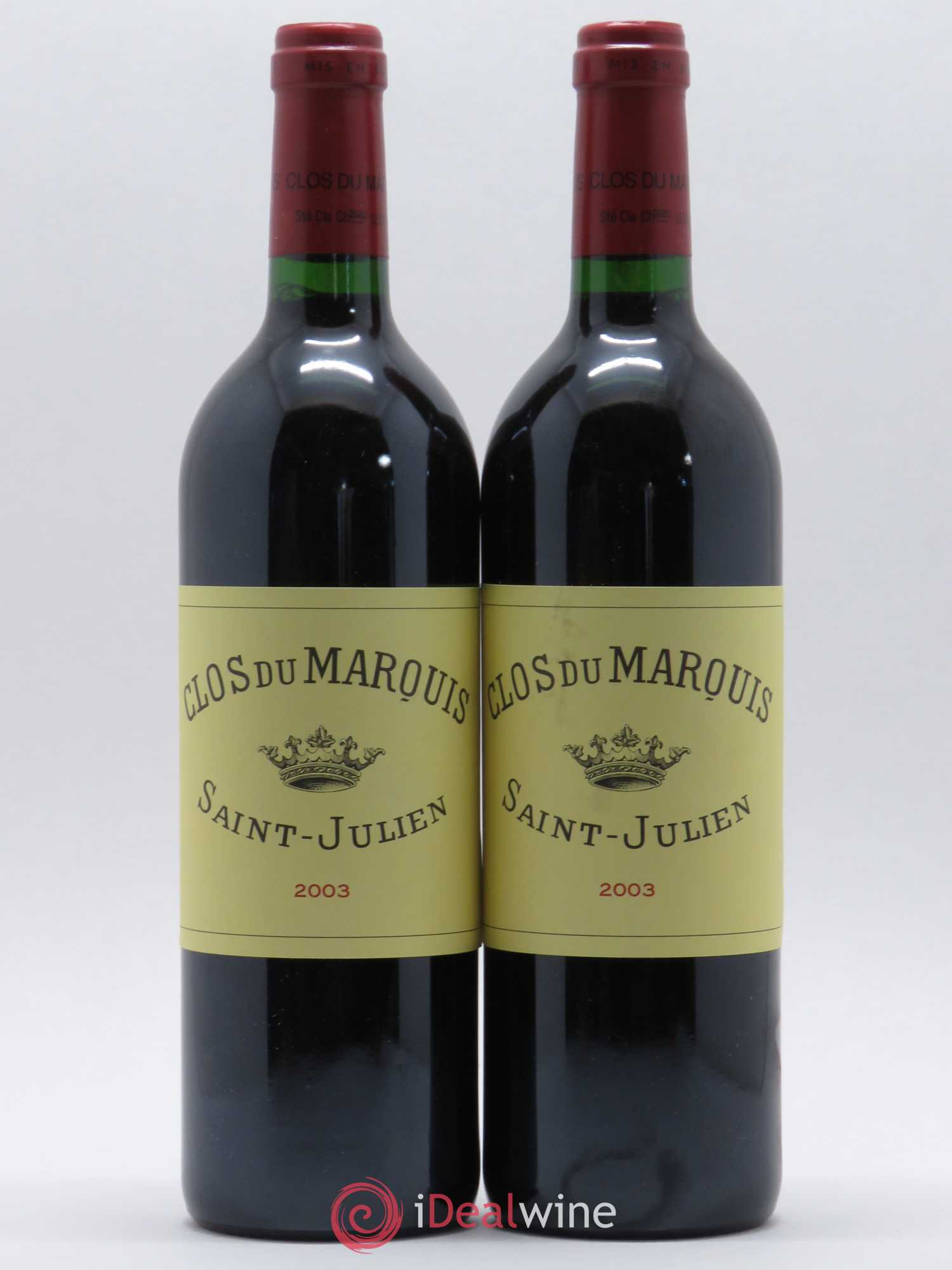 Clos du Marquis 2003 - Lot de 2 bouteilles - 0
