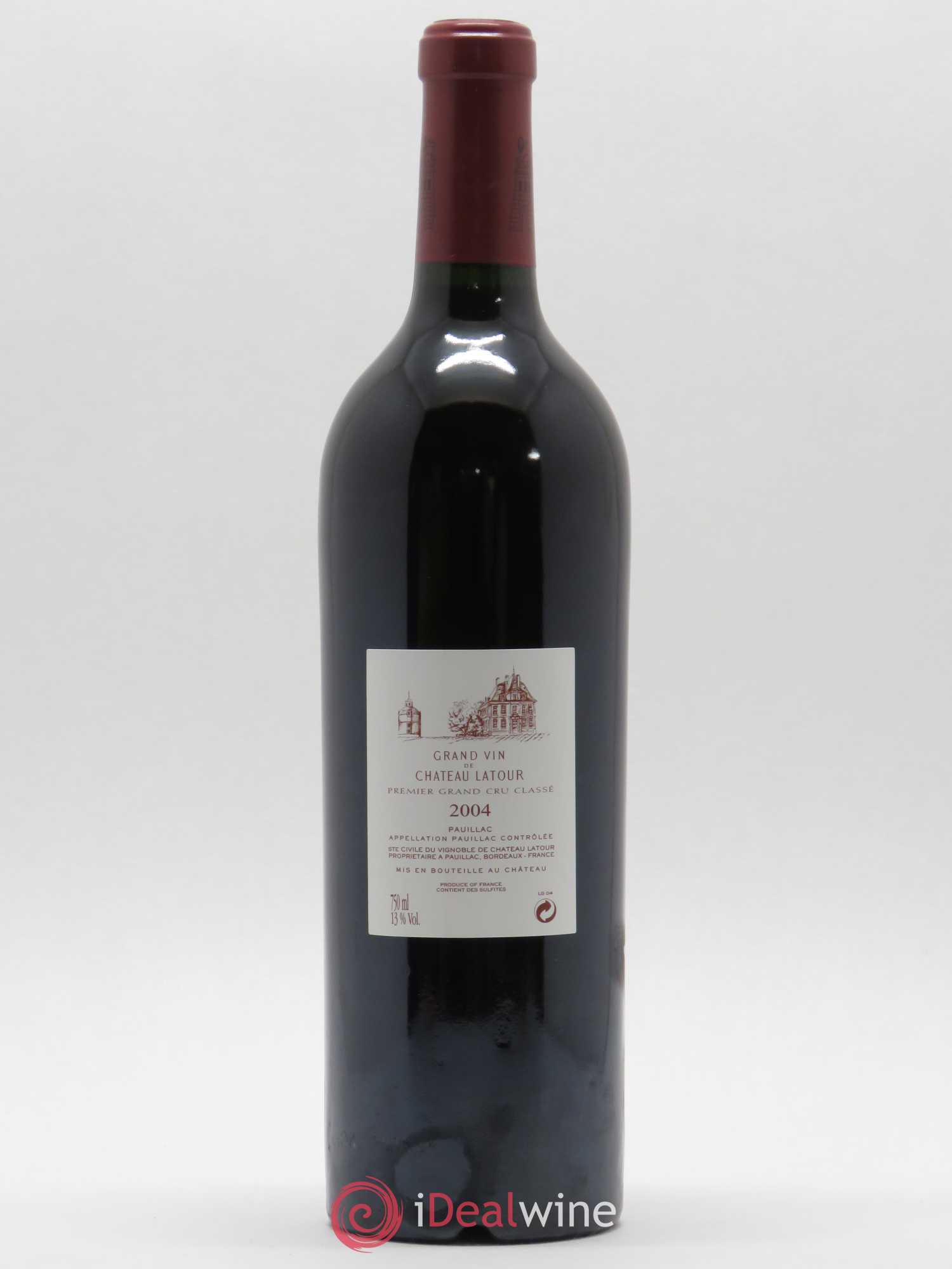 Château Latour 1er Grand Cru Classé 2004 - Lot de 1 bouteille - 1