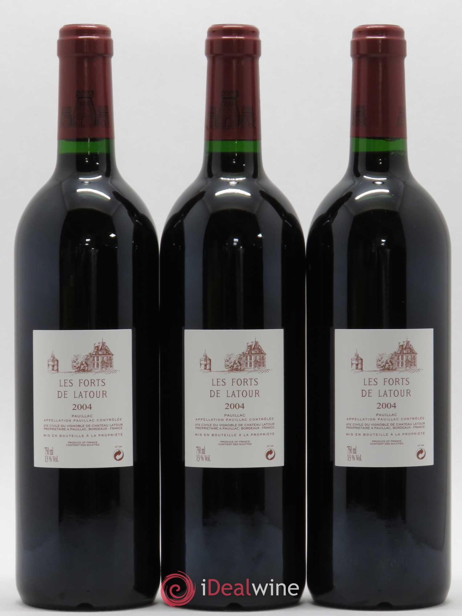 Les Forts de Latour Second Vin 2004 - Lot de 3 bouteilles - 1