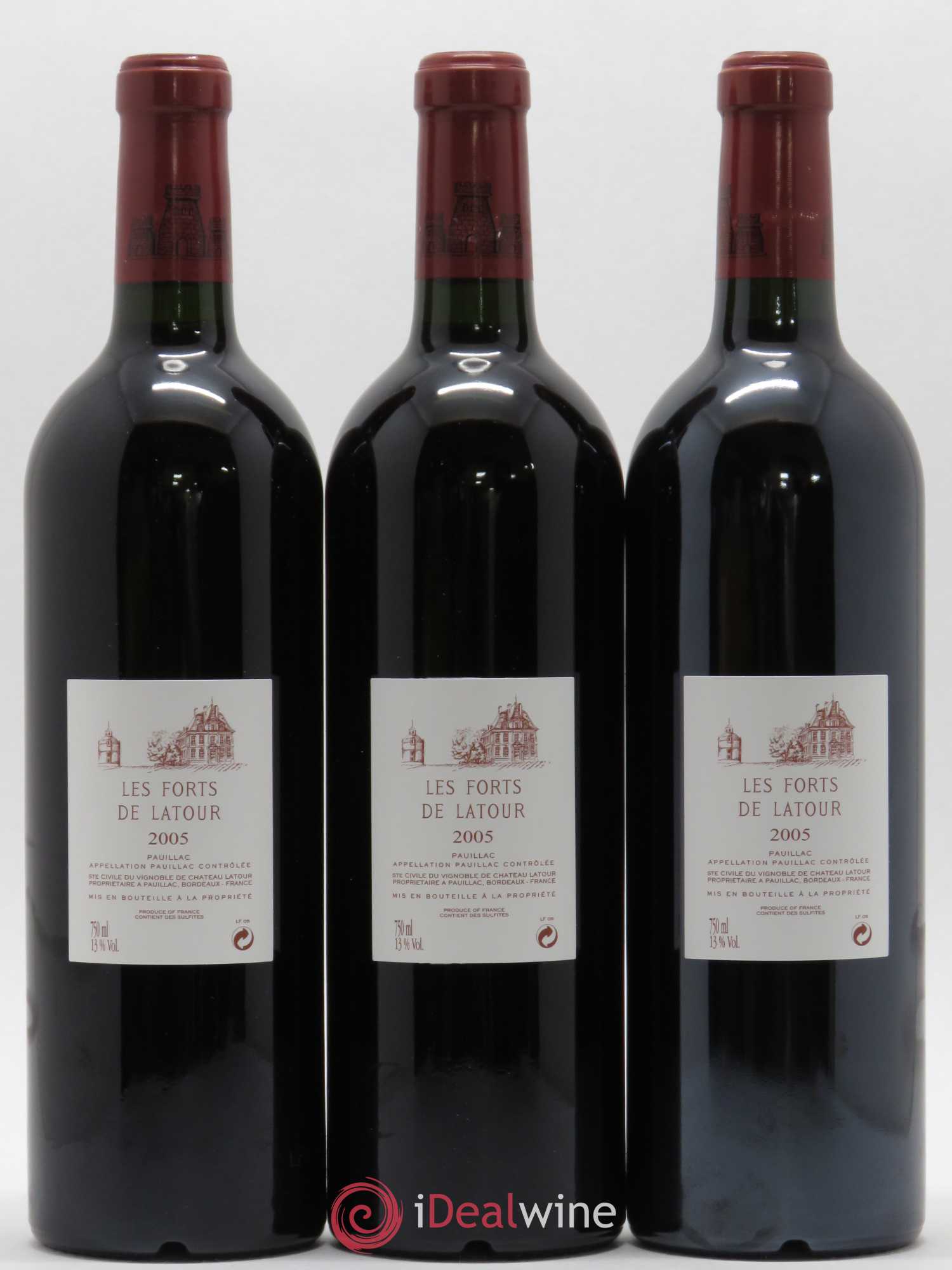 Les Forts de Latour Second Vin 2005 - Lot de 3 bouteilles - 1