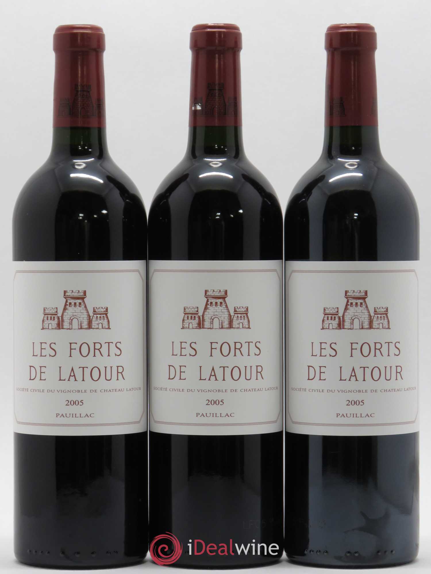 Les Forts de Latour Second Vin 2005 - Lot de 3 bouteilles - 0