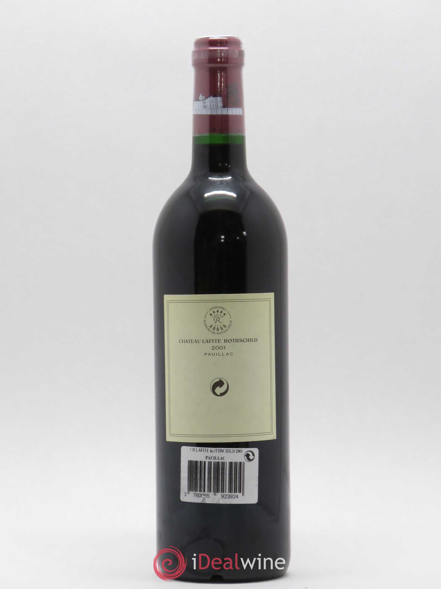 Château Lafite Rothschild 1er Grand Cru Classé 2001 - Lot de 1 bouteille - 1