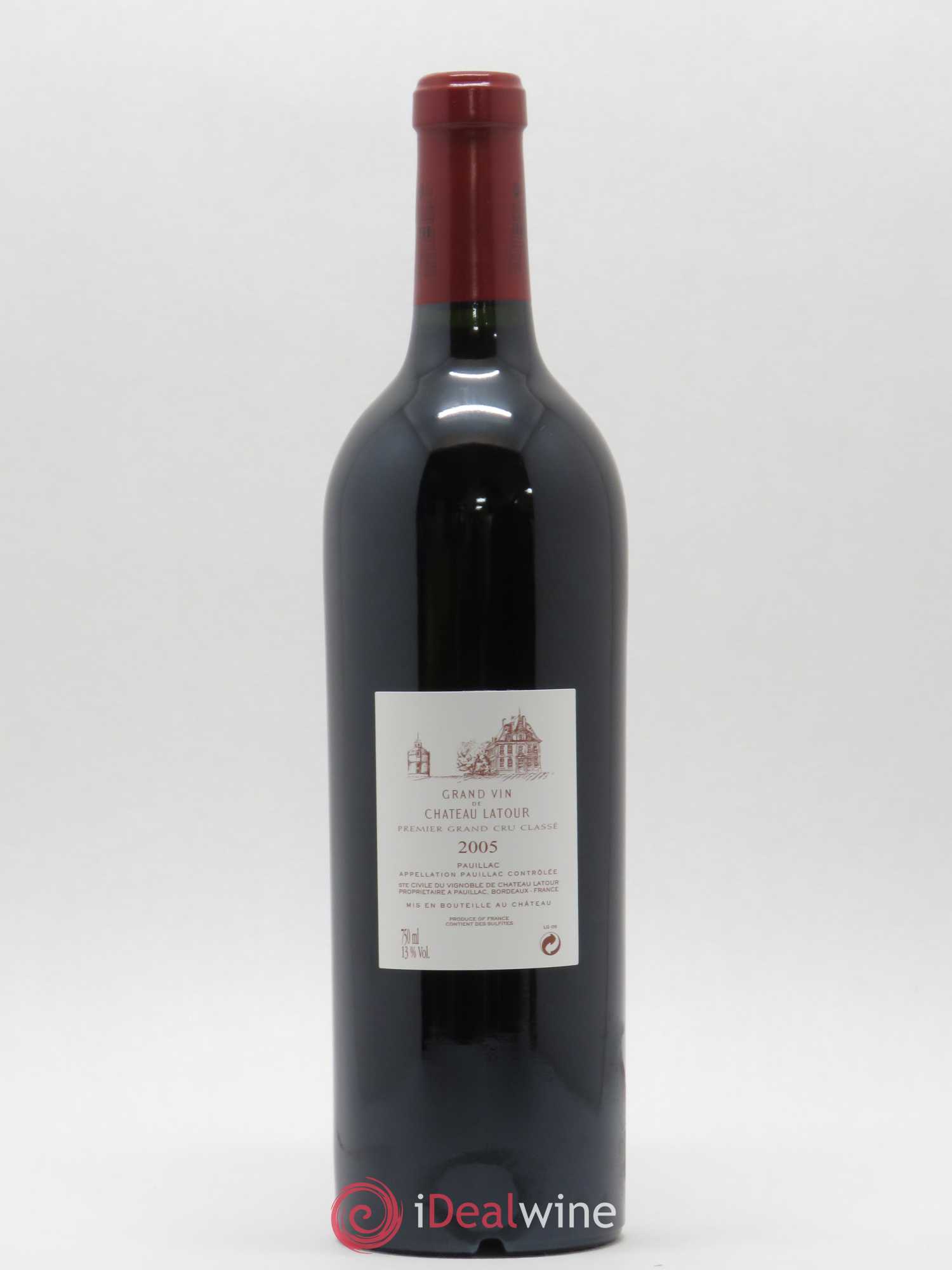 Château Latour 1er Grand Cru Classé 2005 - Lot de 1 bouteille - 1