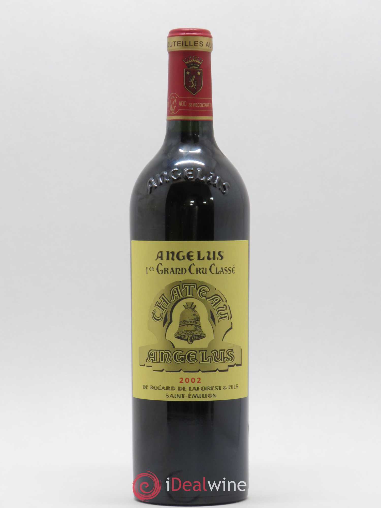 Château Angélus 1er Grand Cru Classé A 2002 - Lot de 1 bouteille - 0