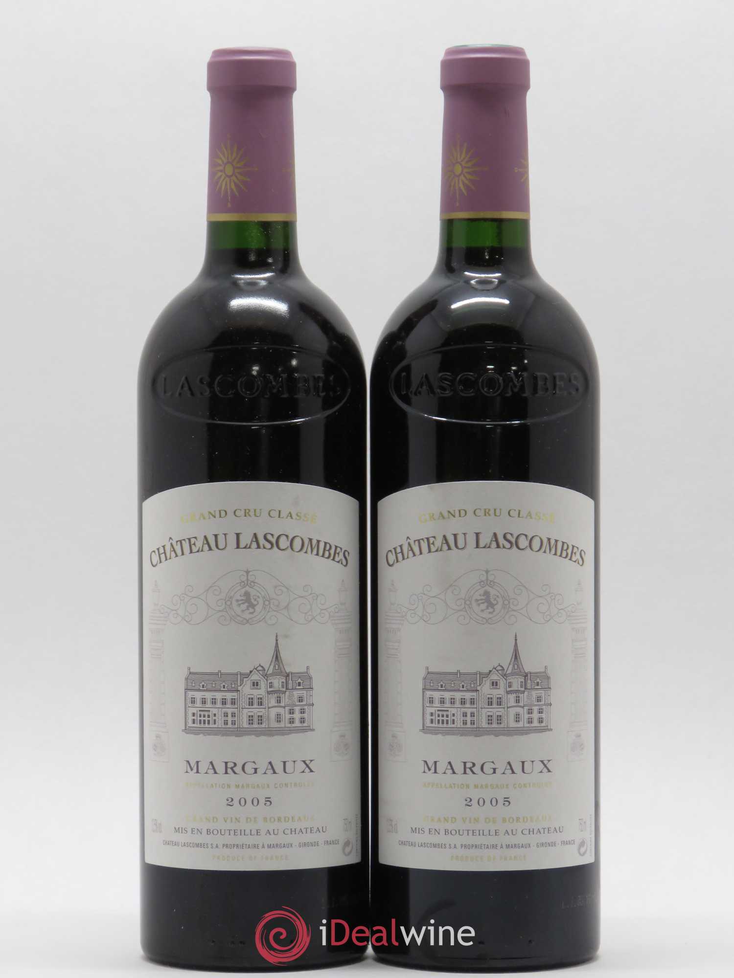 Château Lascombes 2ème Grand Cru Classé 2005 - Lot de 2 bouteilles - 0